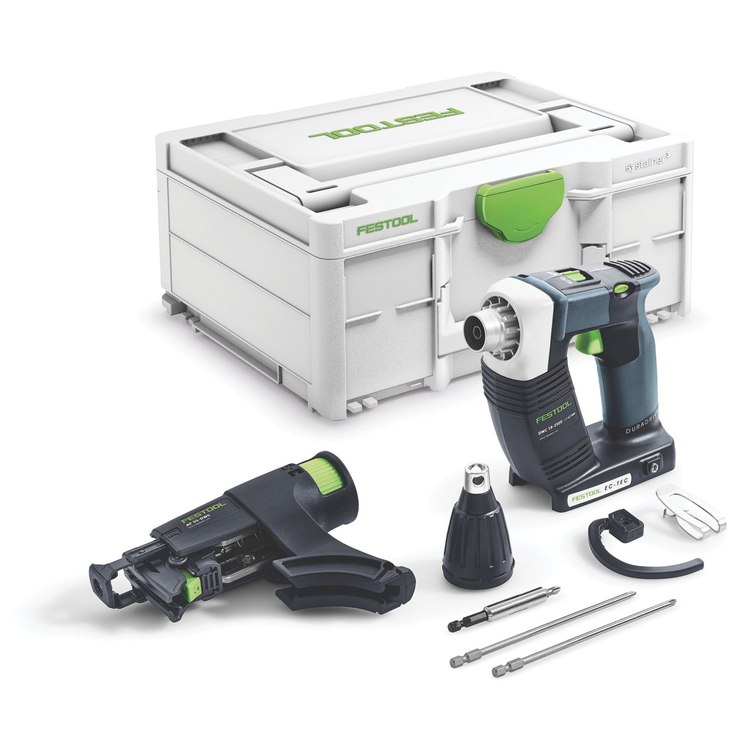 Festool DWC 18-2500-Basic 18V Li-Ion Airstream Brushless Cordless Drywall Screwdriver - Bare (852HN)
