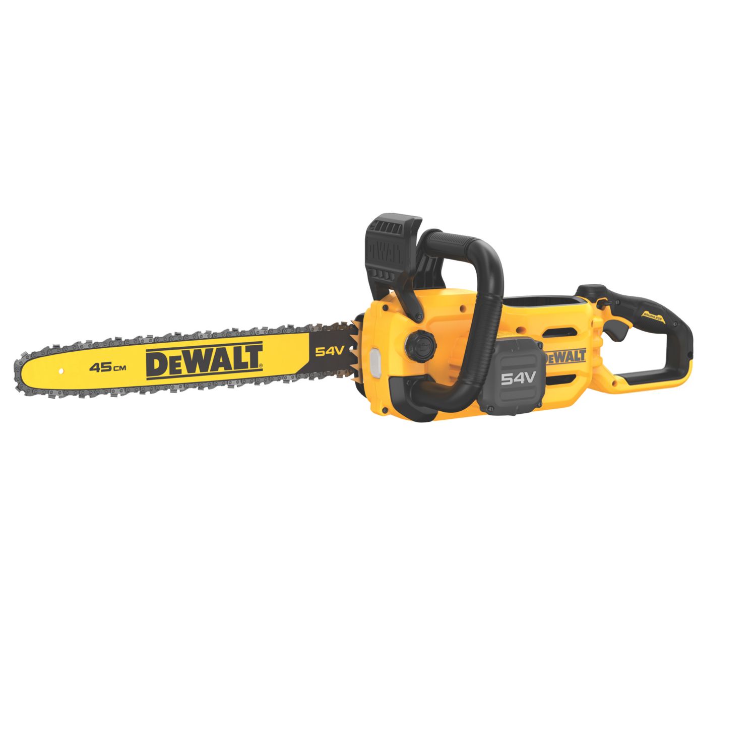DeWalt DCMCS574X1-GB 54V 1 x 9Ah Li-Ion XR FlexVolt Brushless Cordless 45cm Chainsaw (852PG)