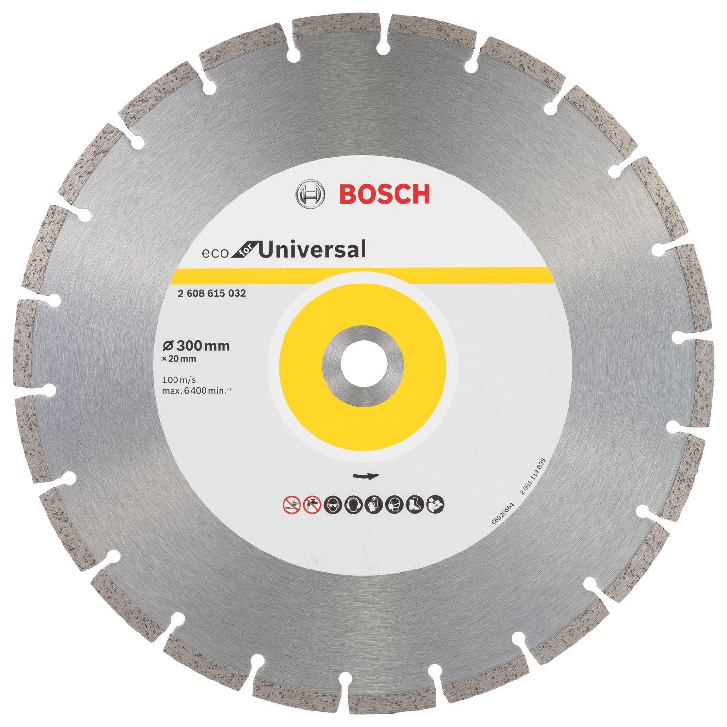 Bosch Masonry Diamond Cutting Disc 300mm x 20mm (854GG)