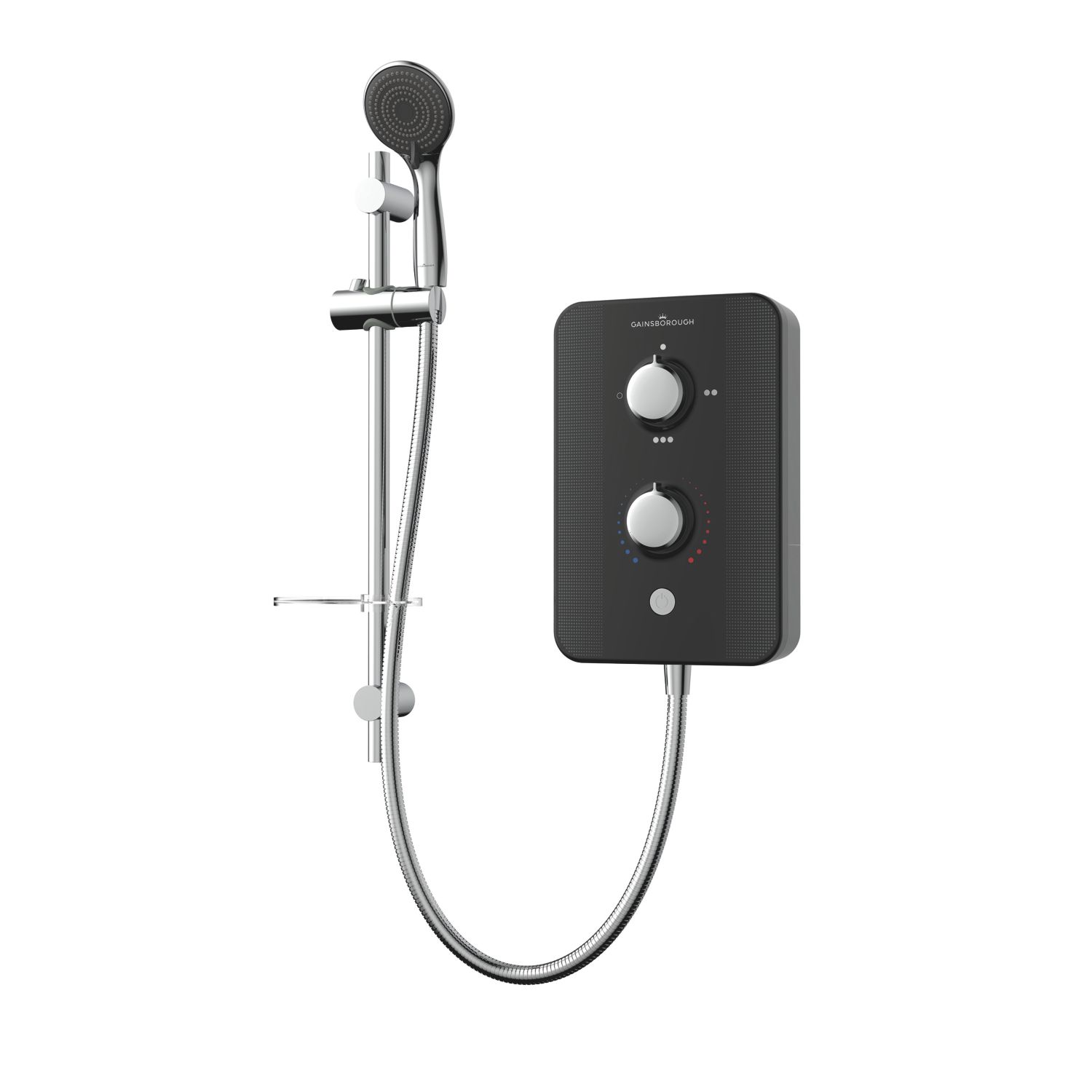 Gainsborough Slim Duo Black 8.5kW Electric Shower (854HY)
