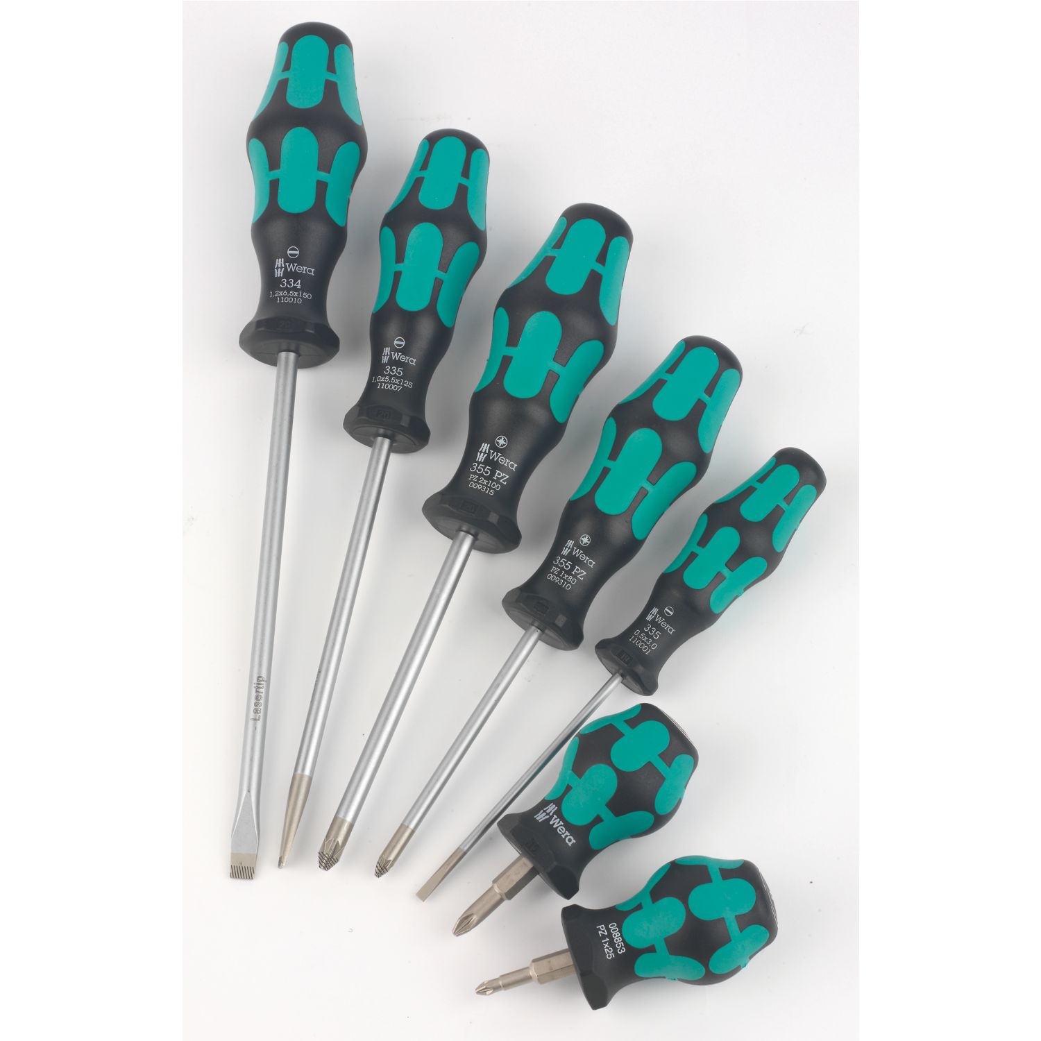 Wera 300/7 Kraftform Plus Mixed Screwdriver Set 7 Pieces (855FU)