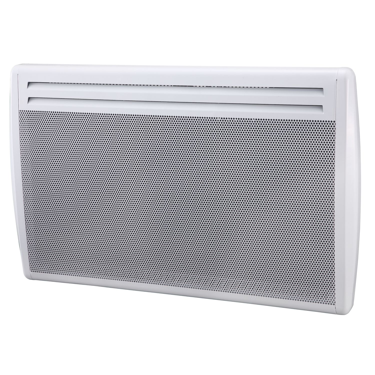 Essentials Dillam 1500W Electric Wall-Mounted Panel Heater 490mm x 740mm White 5115BTU (8560P)