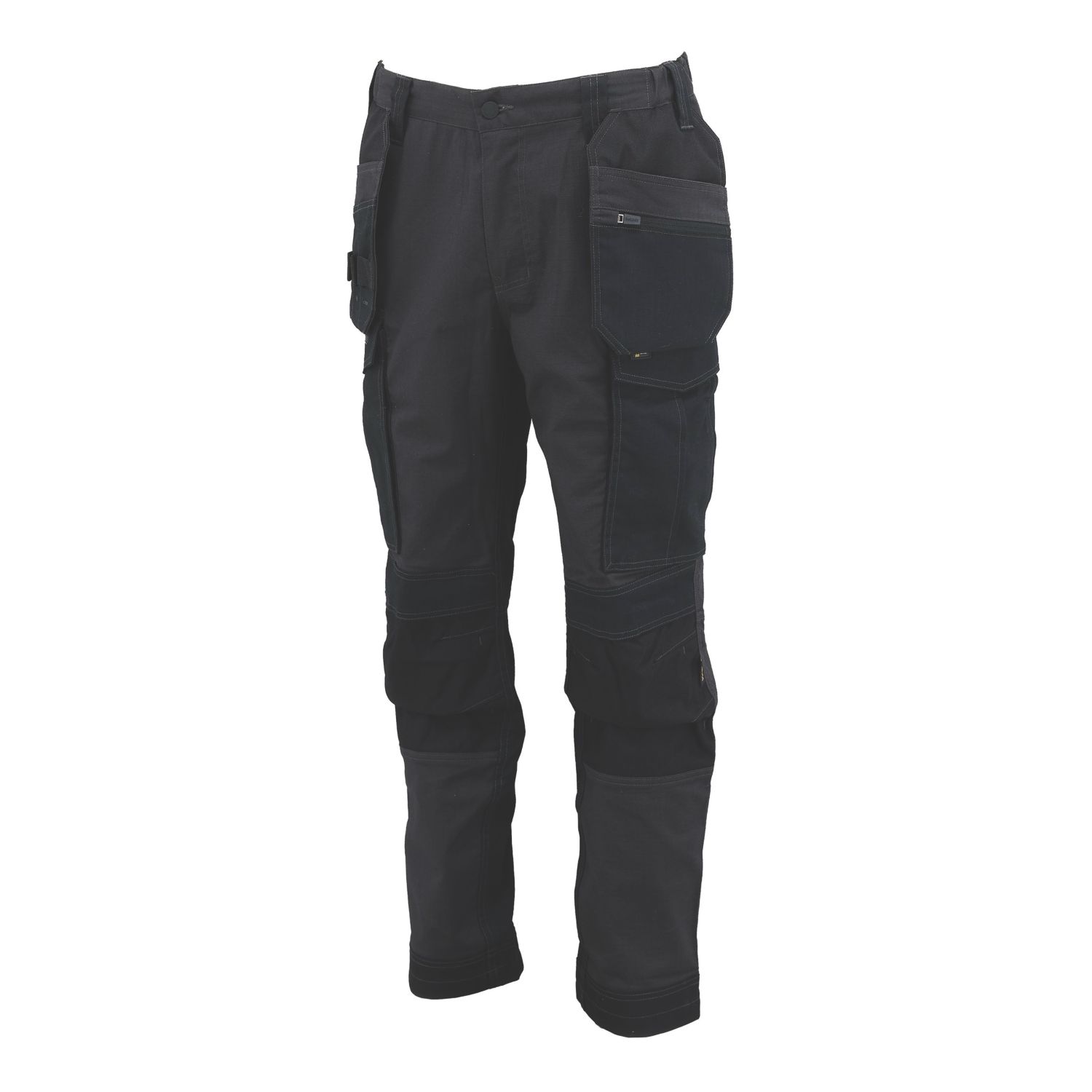 DEWALT Lubec Work Trousers Grey / Black 32" W 31" L (856AV)