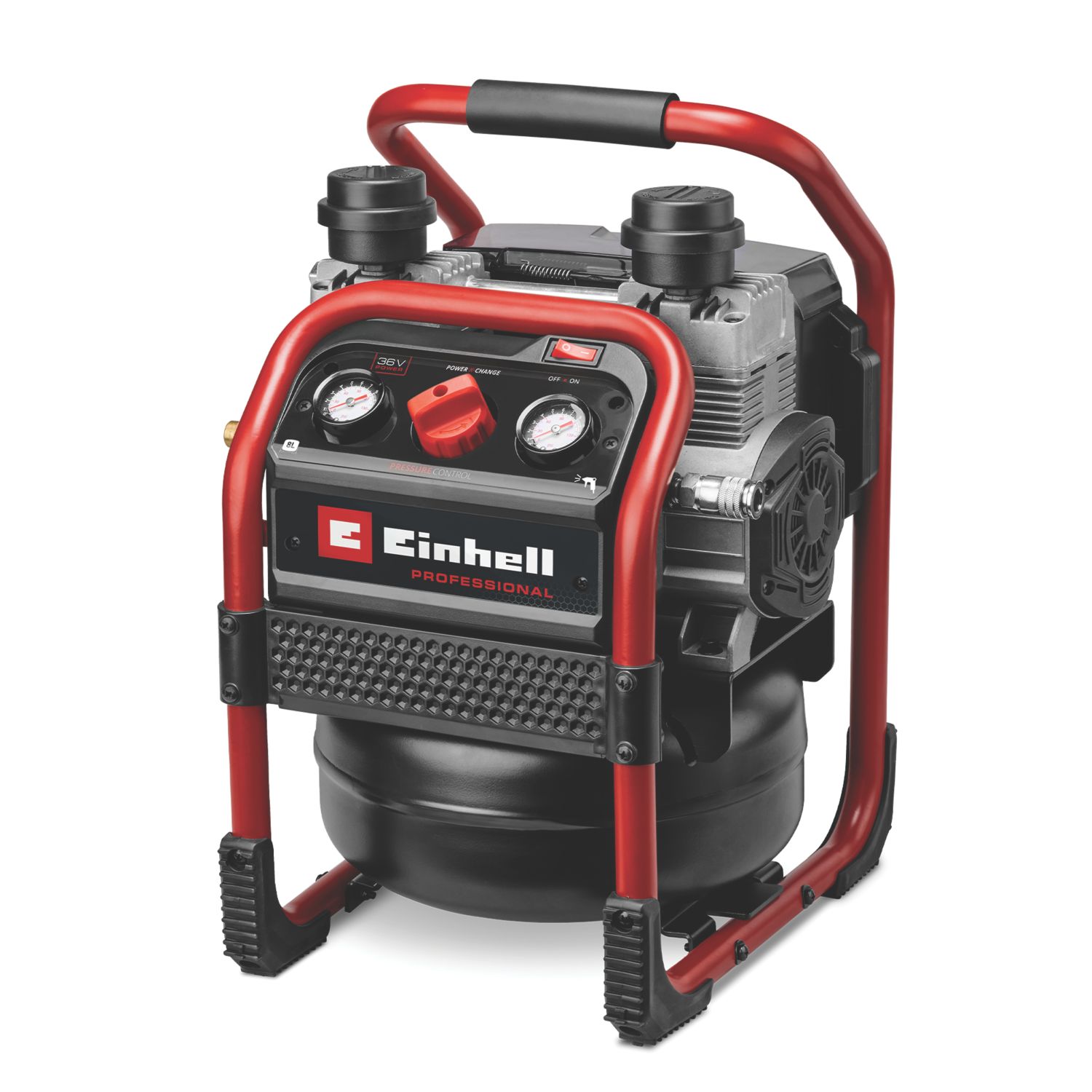 Einhell Professional SILENZZO 36/210 8Ltr 36V Li-Ion Power X-Change Cordless Compressor - Bare (858AV)