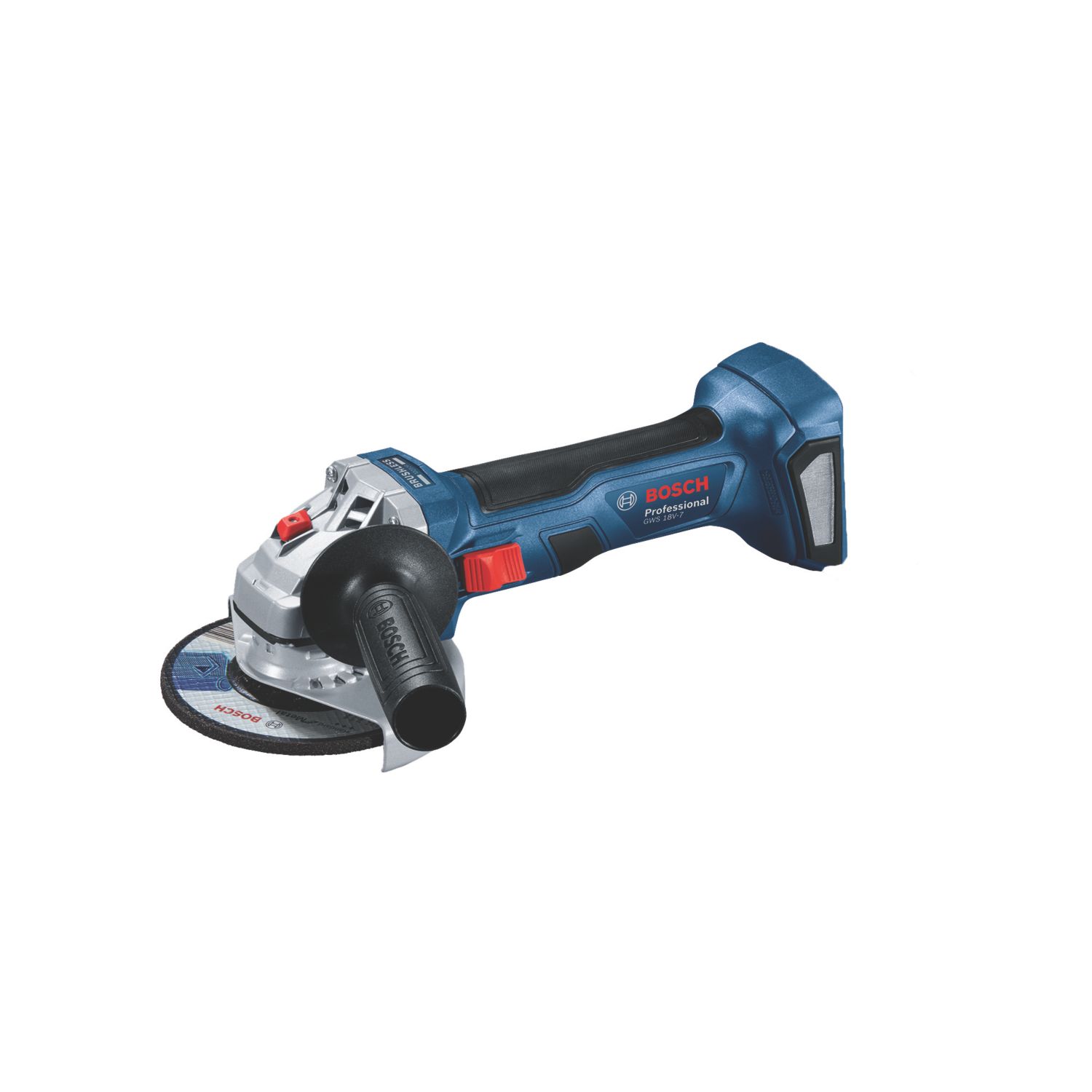 Bosch GWS 18V-7 Professional 18V Li-Ion CoolPack 5" Brushless Cordless Angle Grinder - Bare (858KY)