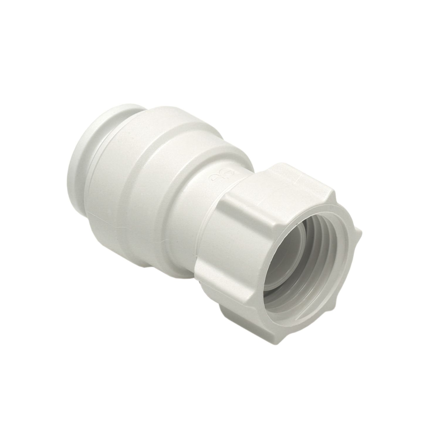 JG Speedfit Plastic Push-Fit Straight Tap Connectors 22mm x 3/4" 2 Pack (85981)