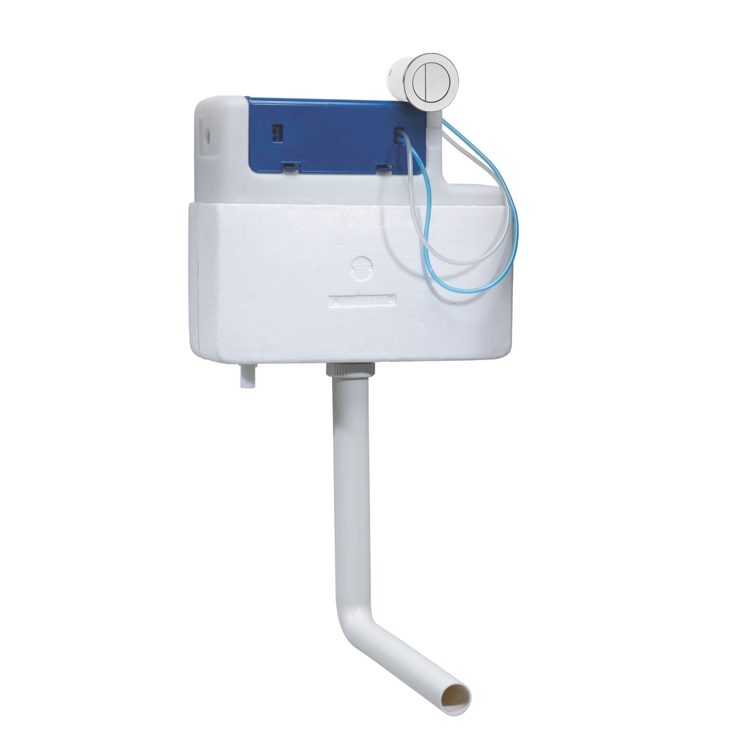 Eddy Slimline Concealed Cistern with Flush Button 3/6Ltr (859RM)