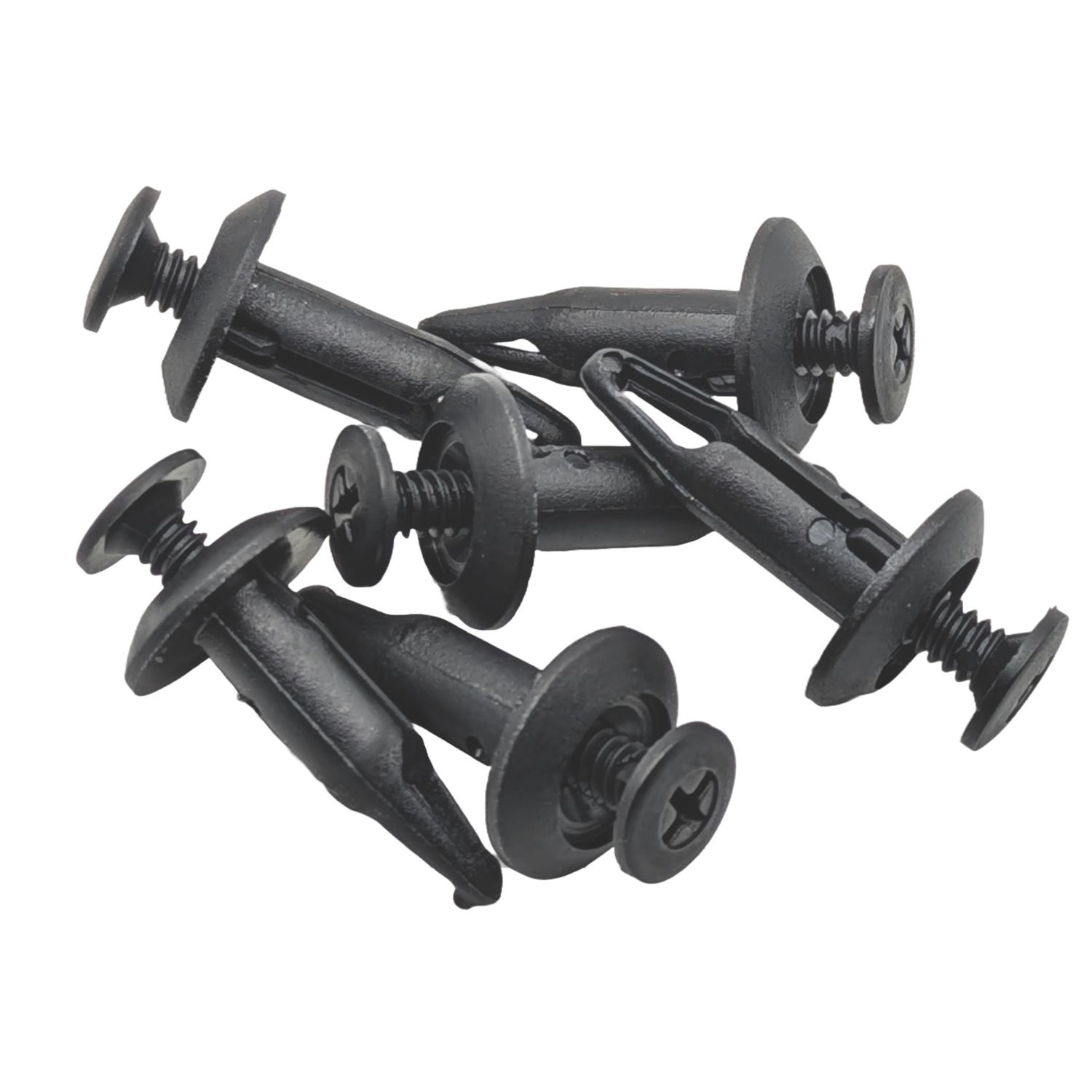 Pearl Consumables Screw Type Closed End Trim Rivets Black 6 Pack (859YY)