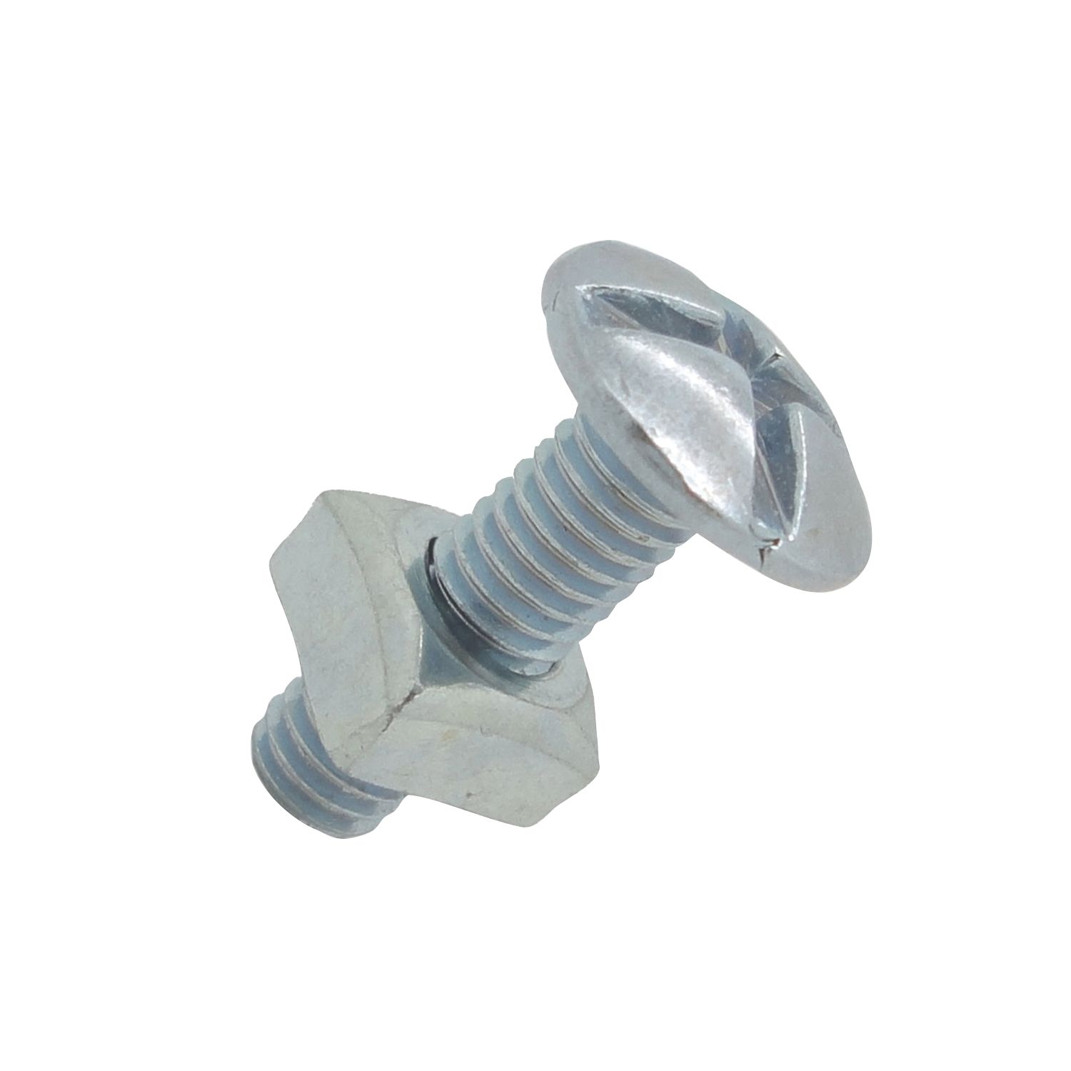 Easyfix Bright Zinc-Plated Roofing Bolts M6 x 25mm 10 Pack (8609J)