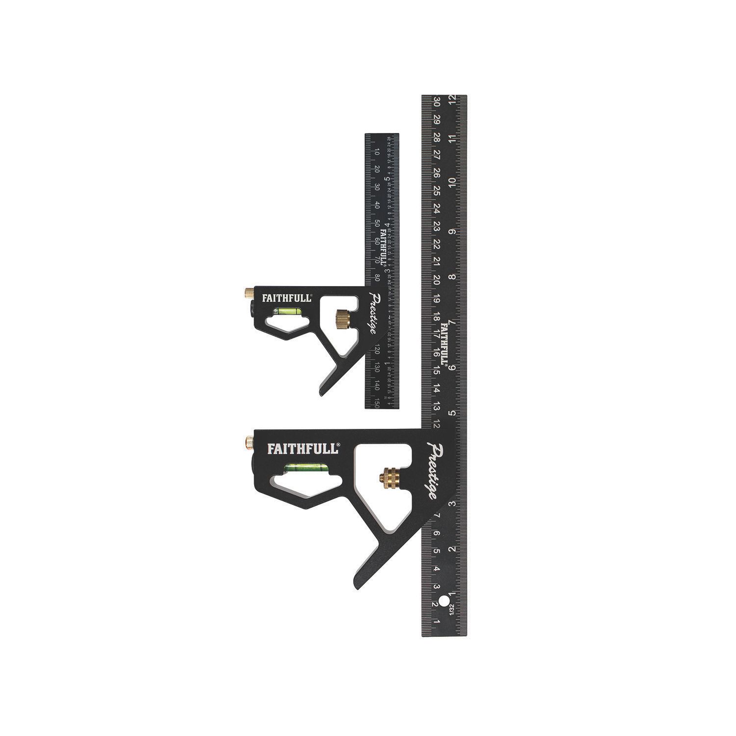 Faithfull Combination Square 2 Piece Set (860RK)