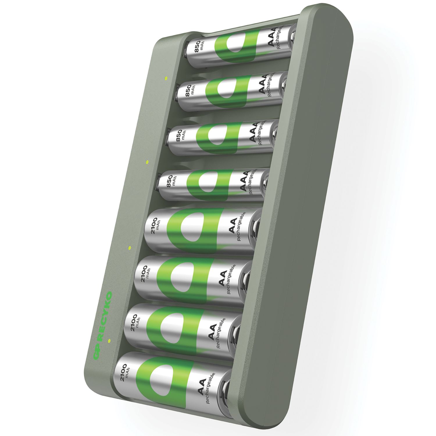 GP Batteries Recyko Ni-MH USB Battery Charger with 8 x Ni-MH Batteries (860RM)