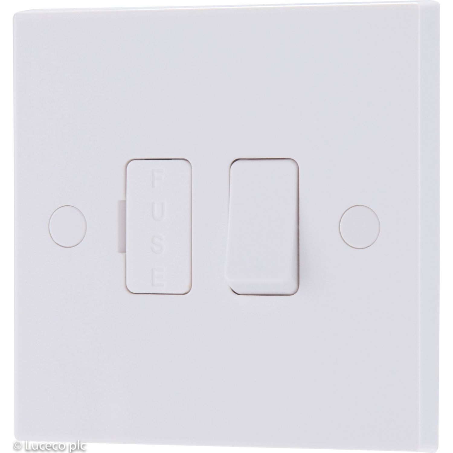 British General 900 Series 13A Switched Fused Spur & Flex Outlet White (86116)