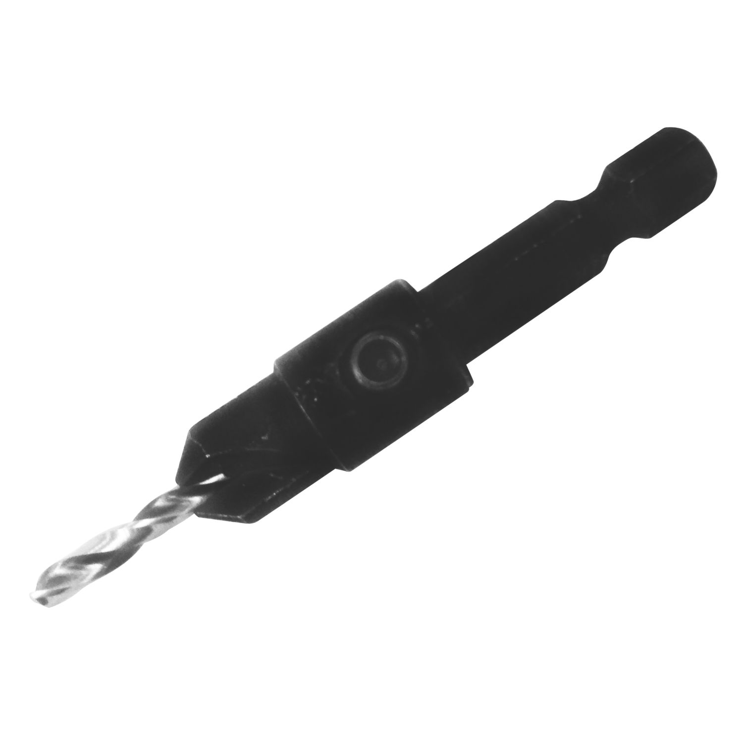 Erbauer DRA46881 Hex Shank Wood 135° Countersink 9.5mm x 45mm with 65mm Pilot Drill (86156)