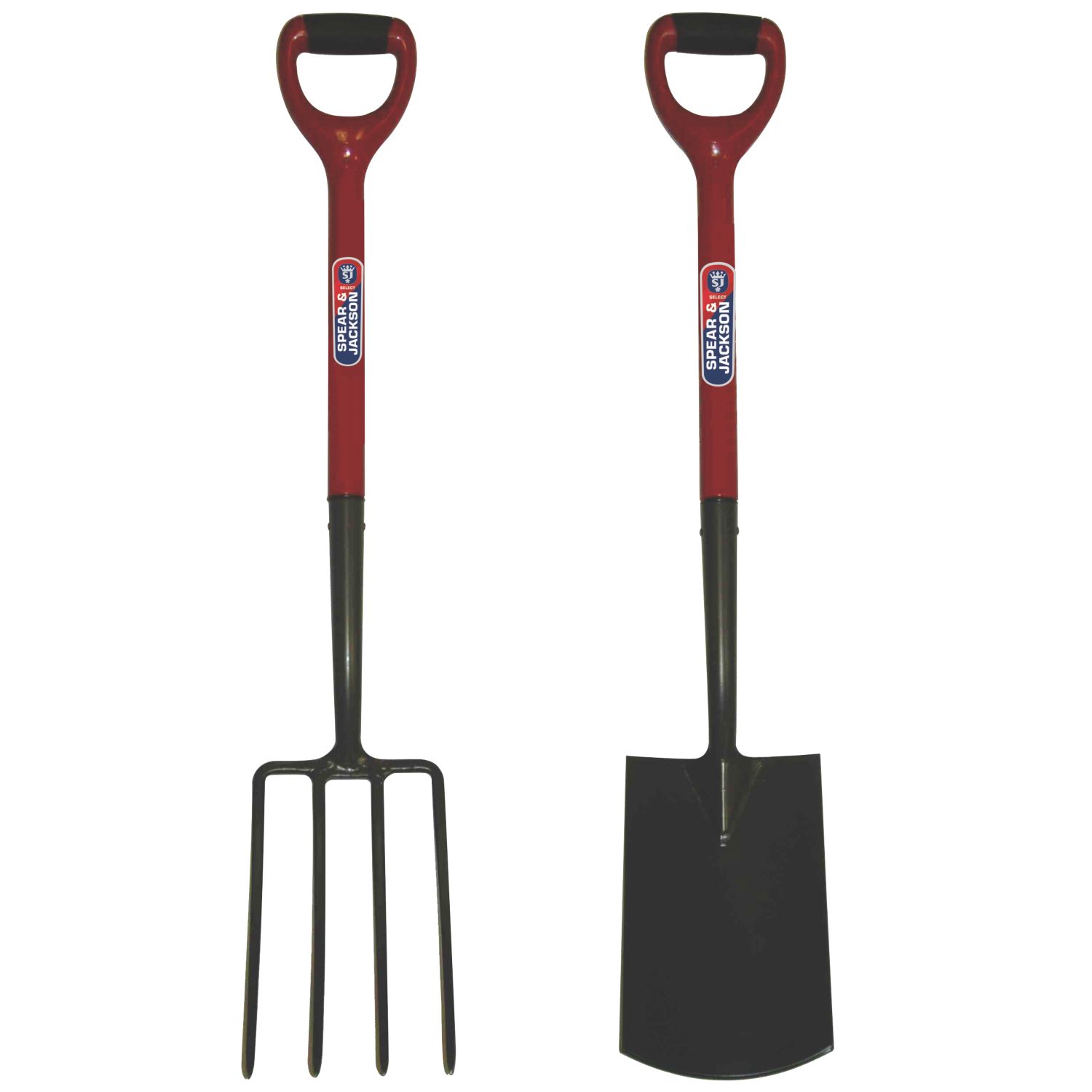 Spear & Jackson Carbon Steel Digging Fork & Spade 2 Pcs (86263)