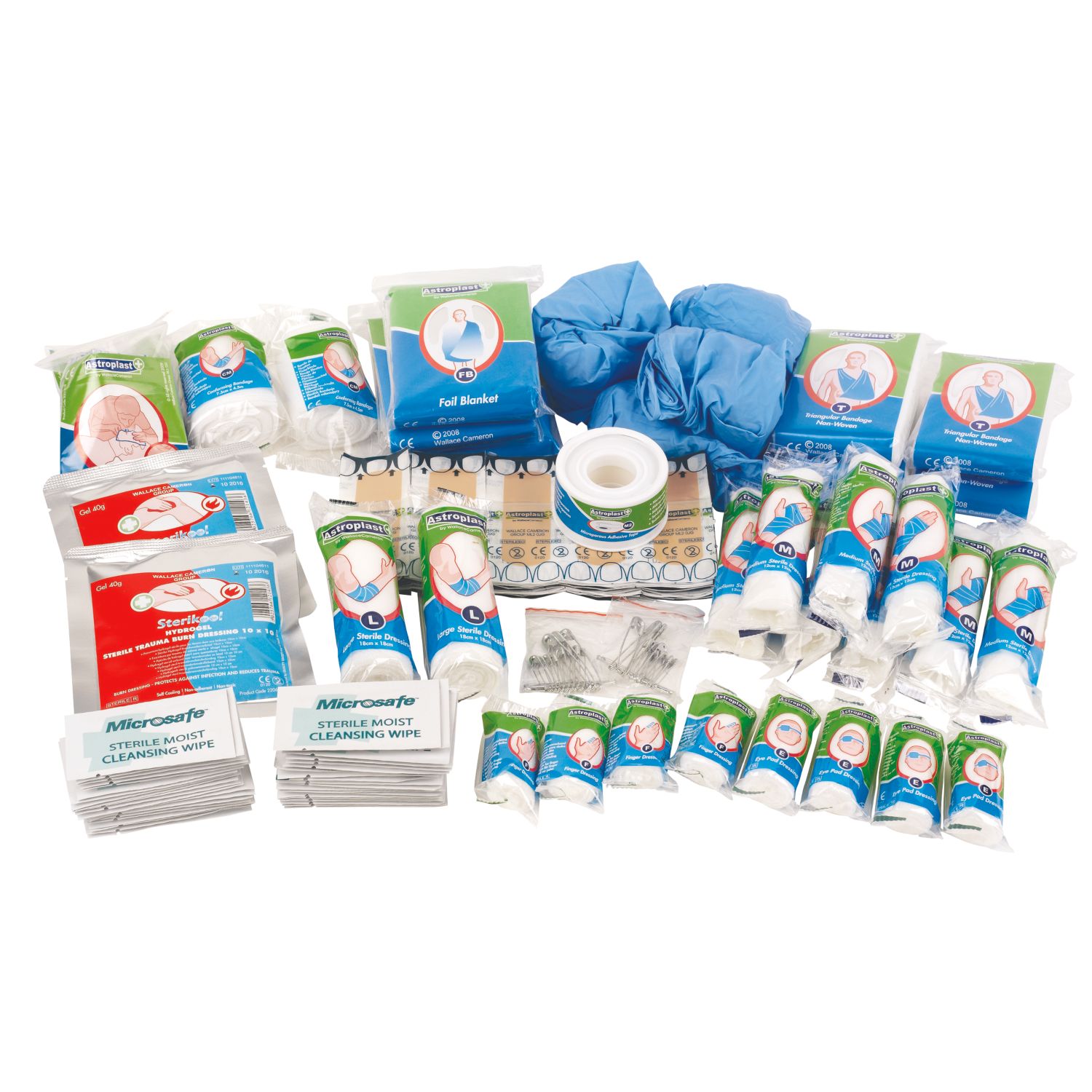 Wallace Cameron Astroplast British Standard First Aid Refill Kit Large (86399)