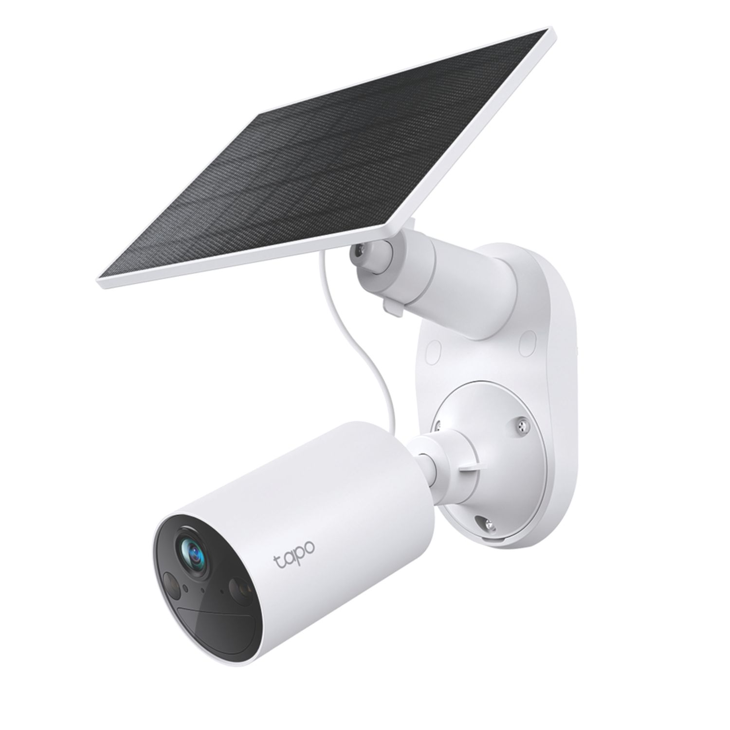 TP-Link C410 Solar & Battery-Powered Black Wireless 2K Outdoor Cylinder Smart Camera (864AV)