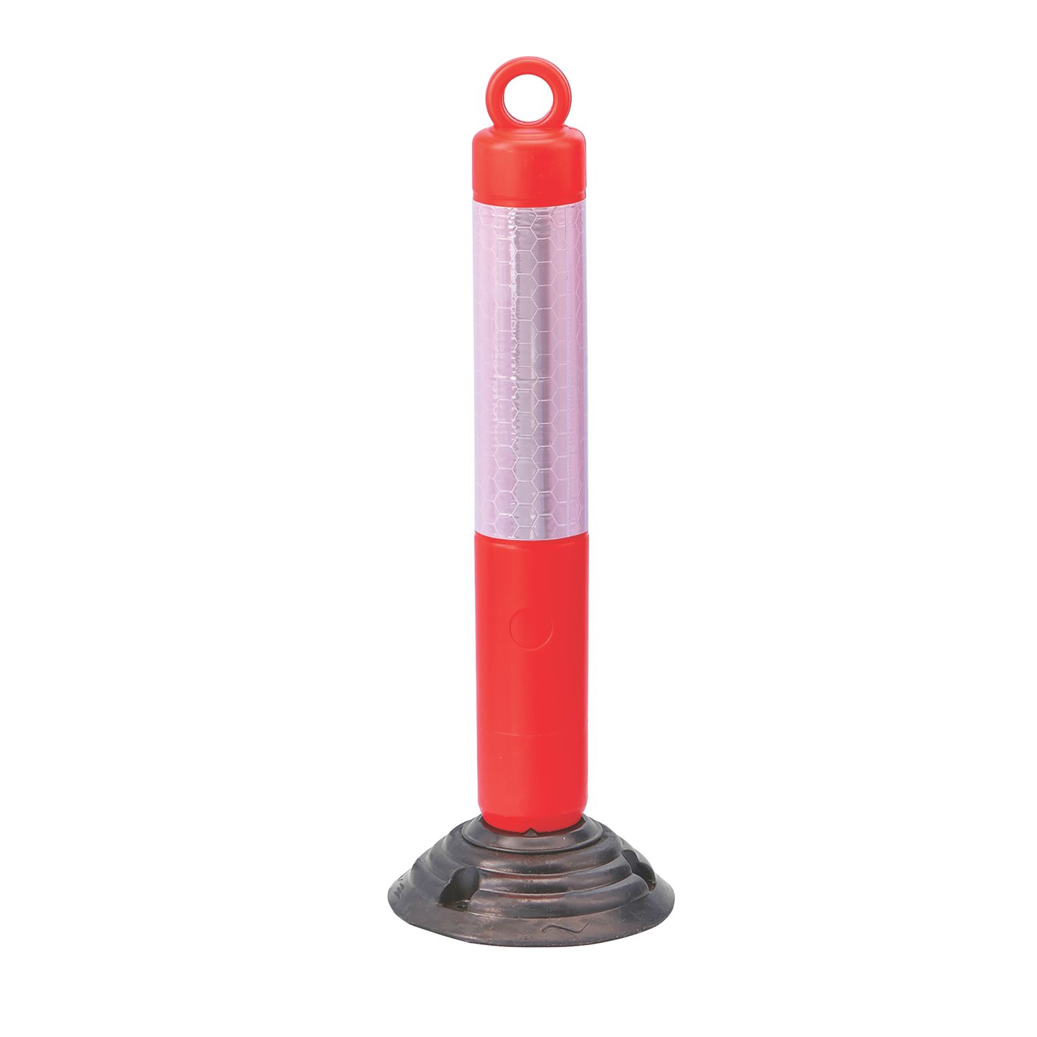 Mottez High Visibility Bollard with Chain Eye 800mm (865CC)