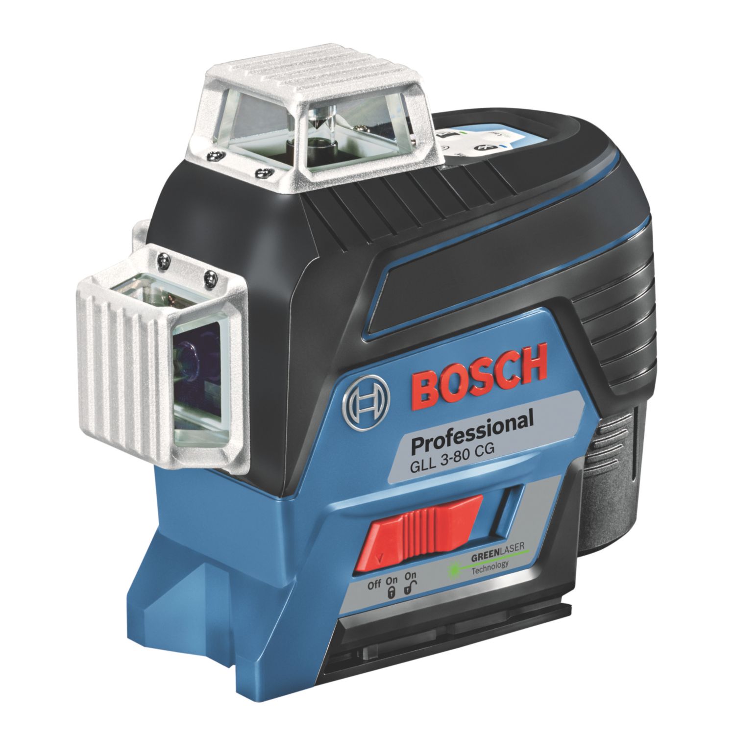Bosch GLL 3-80 CG Professional 12V 1 x 2.0Ah Li-Ion Coolpack Green Self-Levelling Multi-Line Laser Level (865KR)