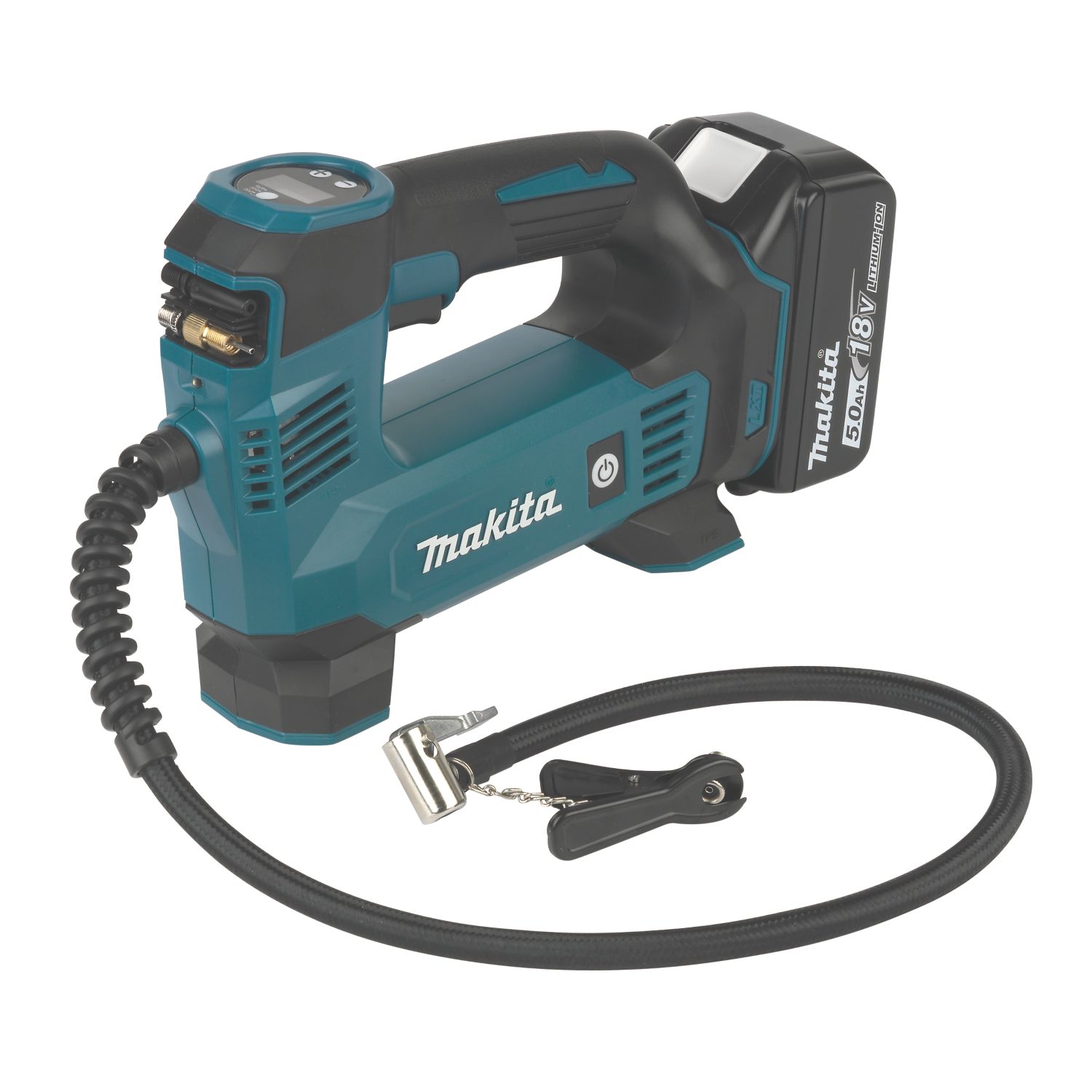 Makita DMP180RT1J 18V 1 x 5.0Ah Li-Ion LXT Cordless Inflator (865XR)