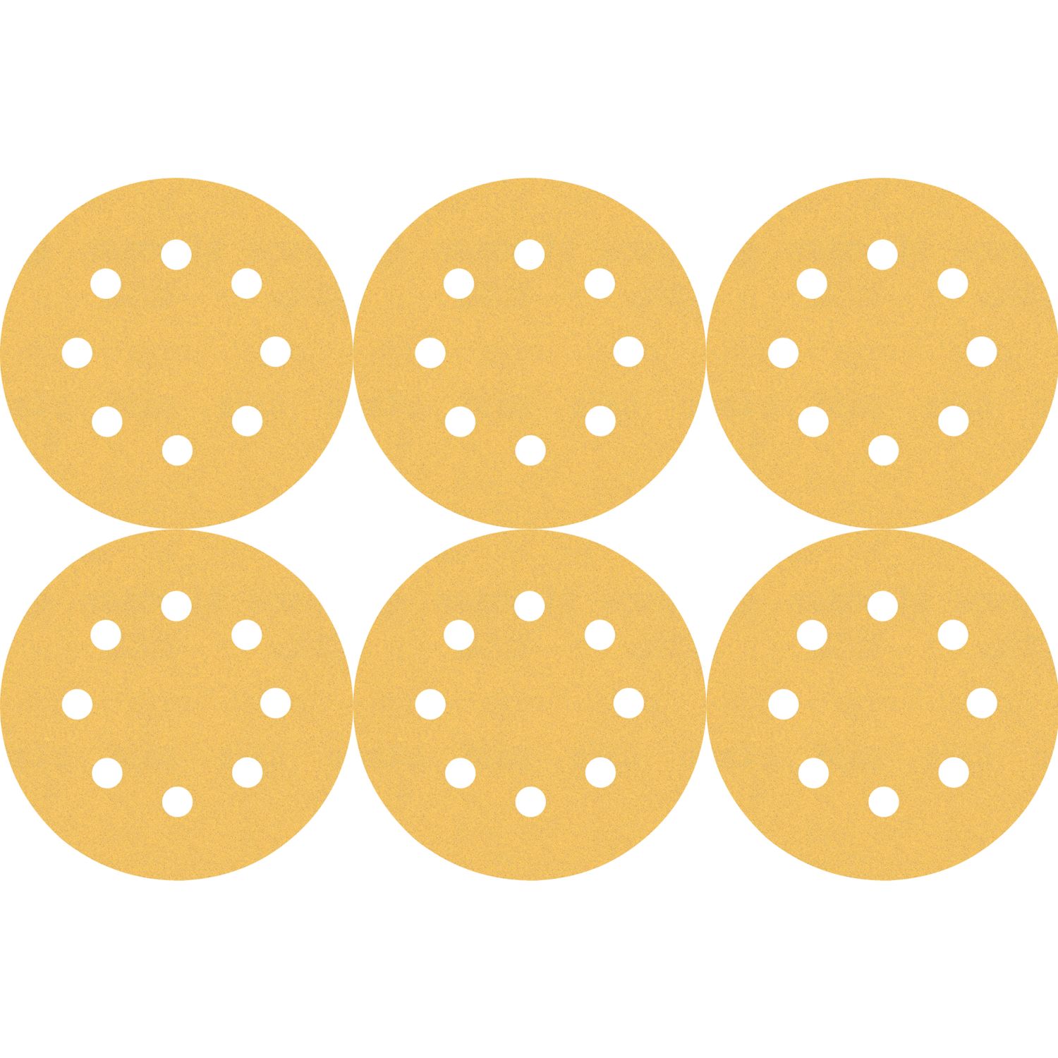 Bosch Expert C470 240 Grit 8-Hole Punched Multi-Material Sanding Discs 125mm 6 Pack (866TK)