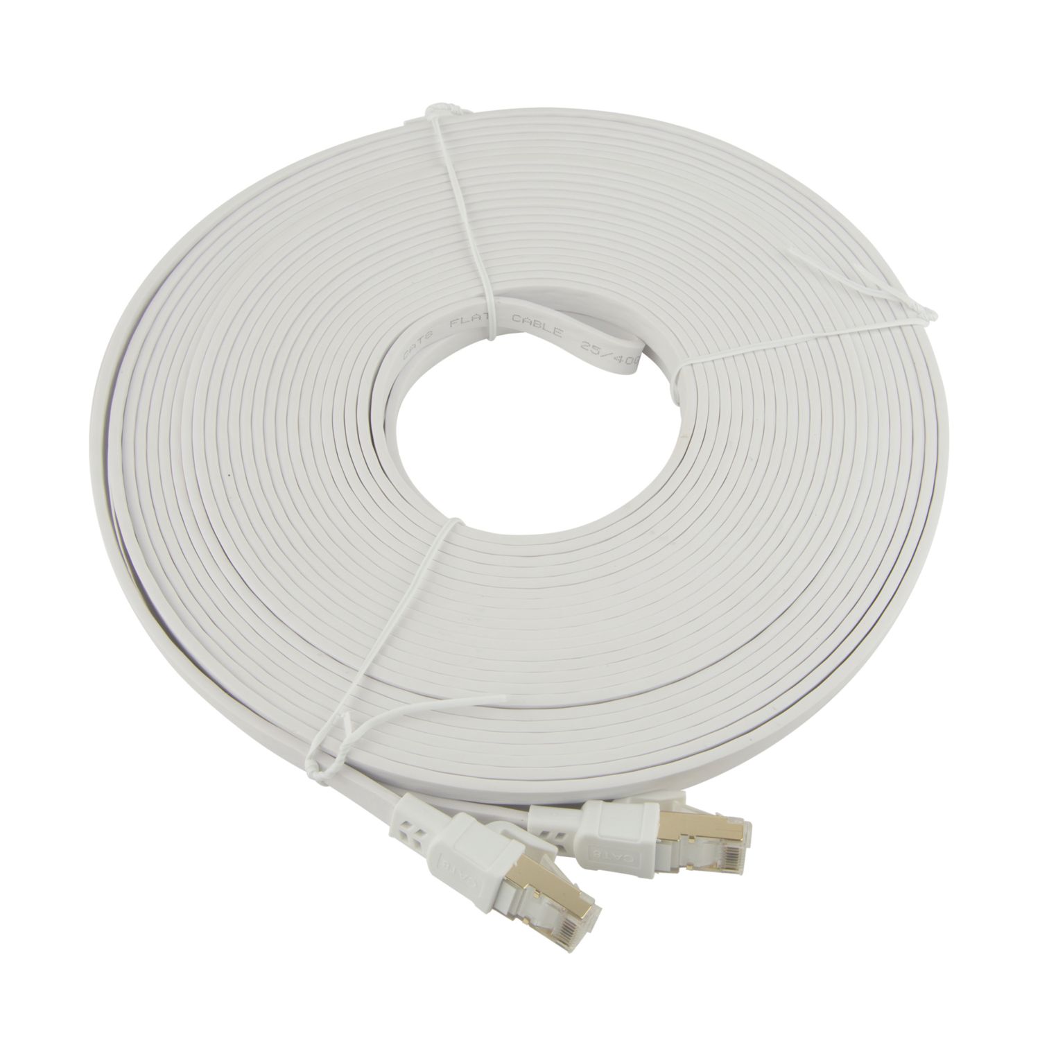 Labgear White Shielded RJ45 Cat 8 Patch Lead 20m (868AW)