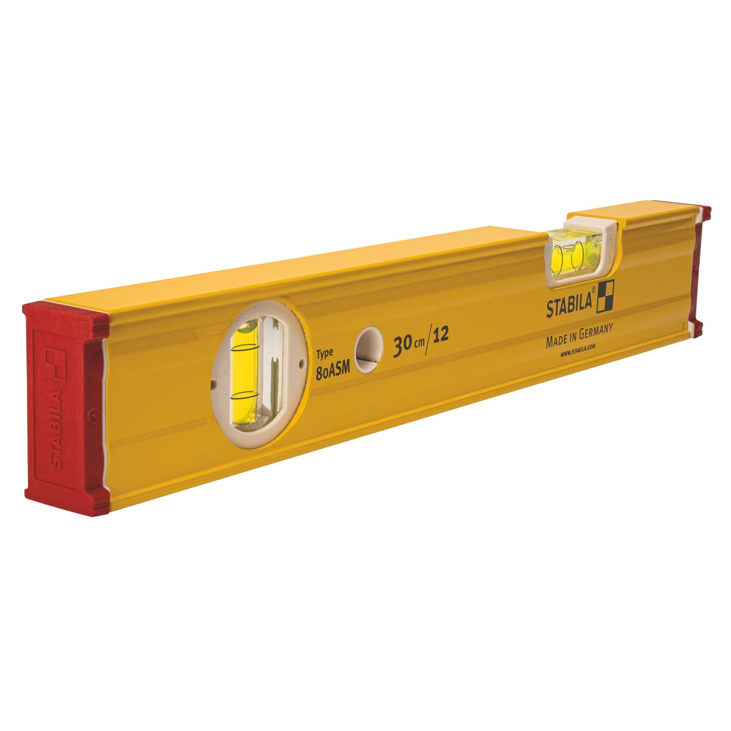 Stabila 80ASM Magnetic Spirit Level 12" (30cm) (868RG)