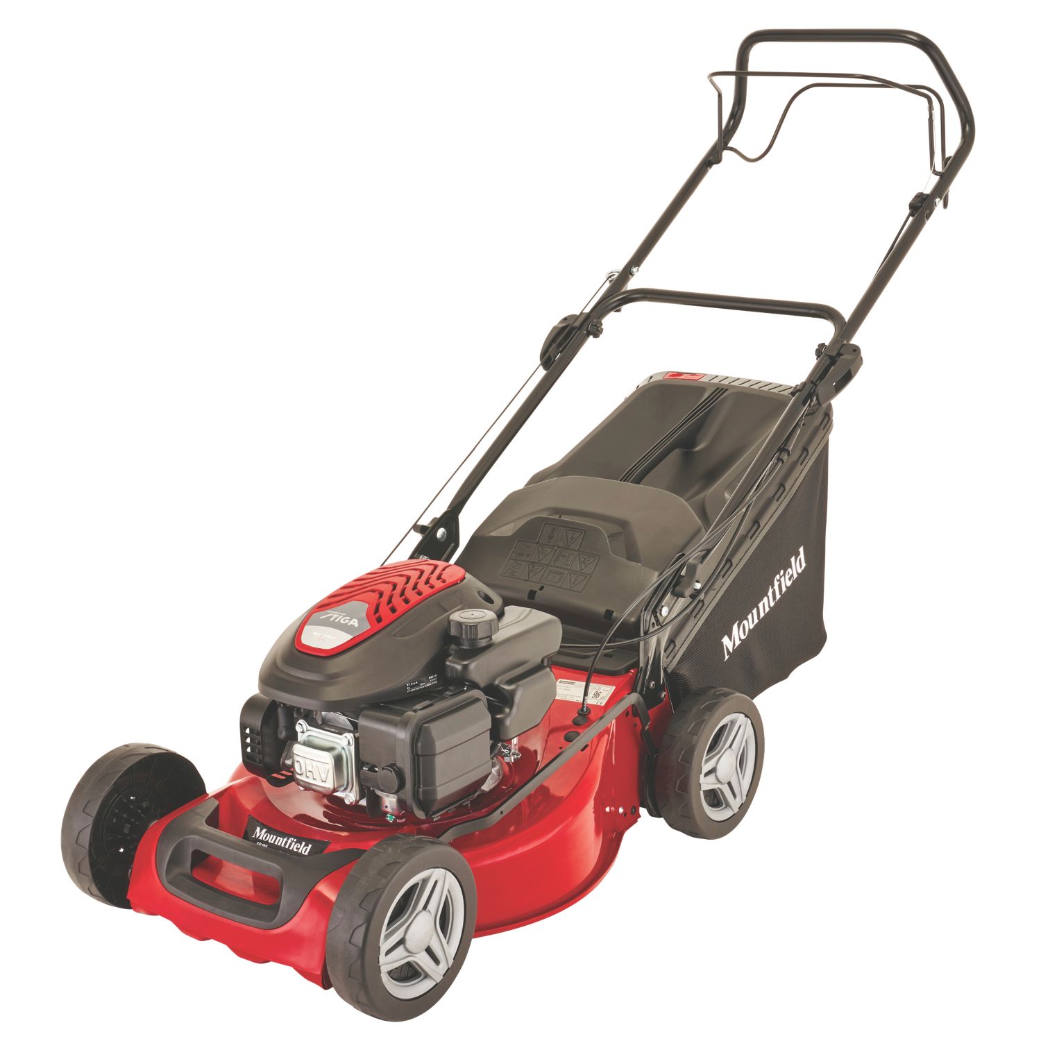 Mountfield SP185 46cm 139cc Self-Propelled Rotary Petrol Lawn Mower (868RJ)