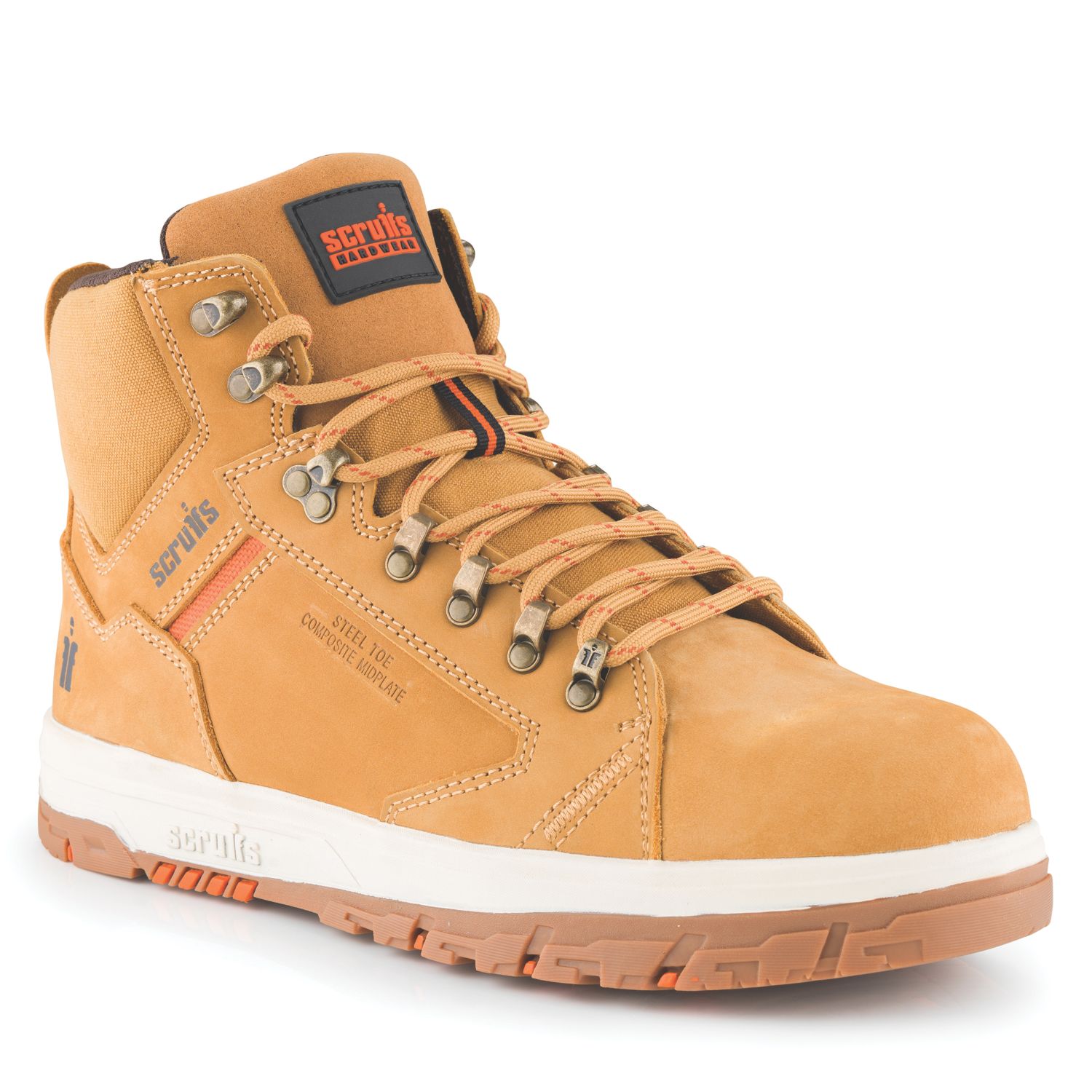 Scruffs Nevis Size 9 Tan Steel Toe Cap Safety Boots (868RV)