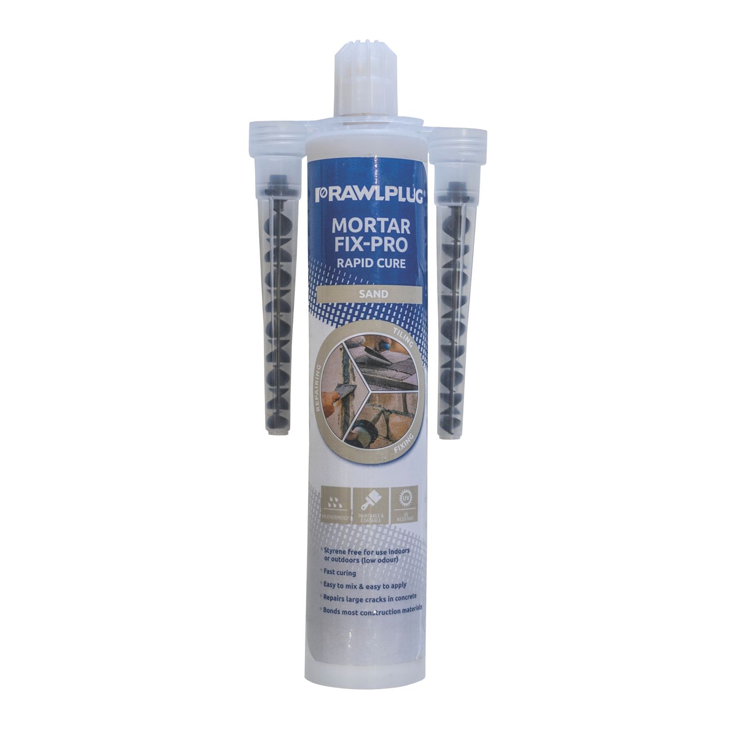 Rawlplug Fixpro Rapid Cure Mortar Repair Sand 300ml (869JF)