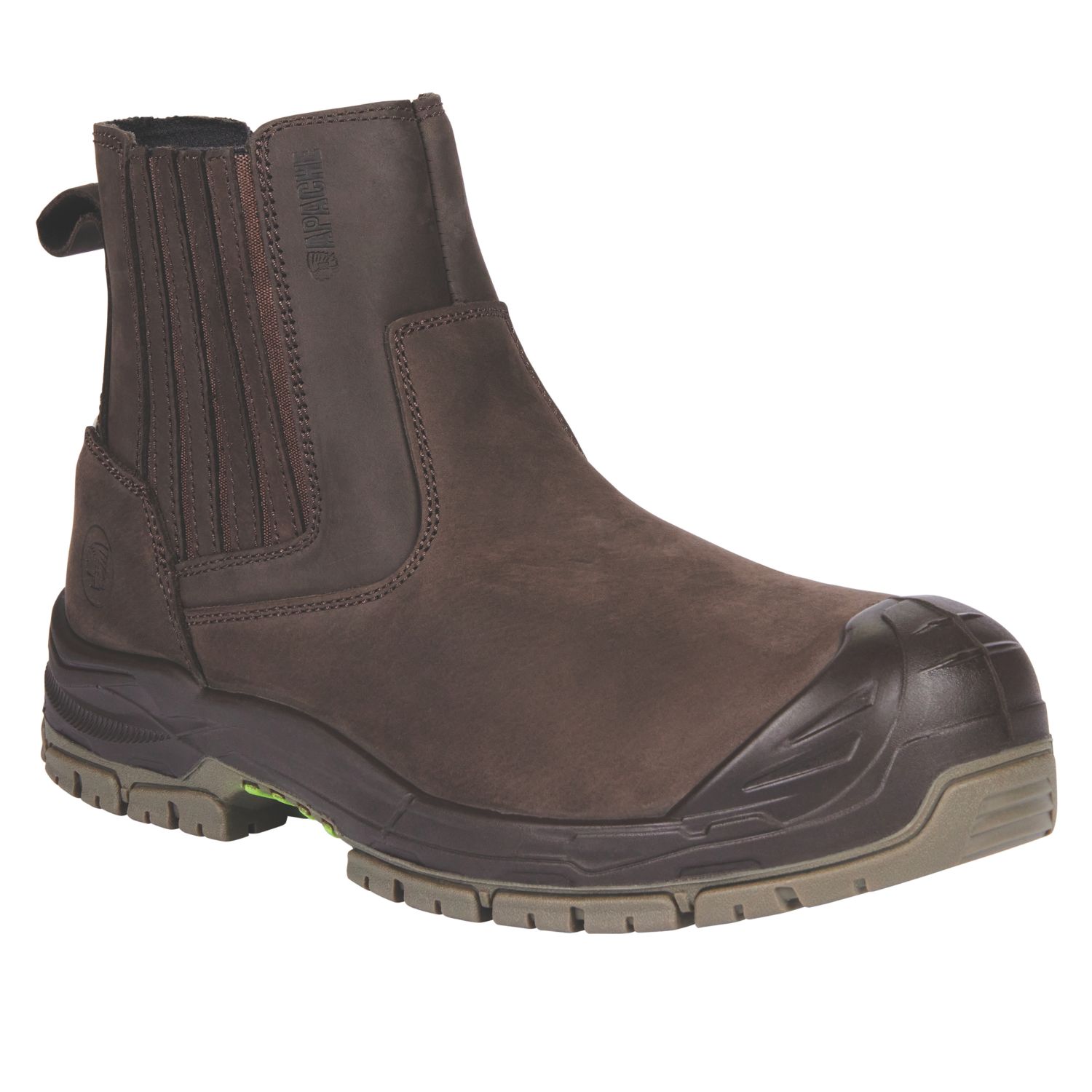 Apache Wabana Size 13 Brown Waterproof Safety Dealer Boots (869JX)