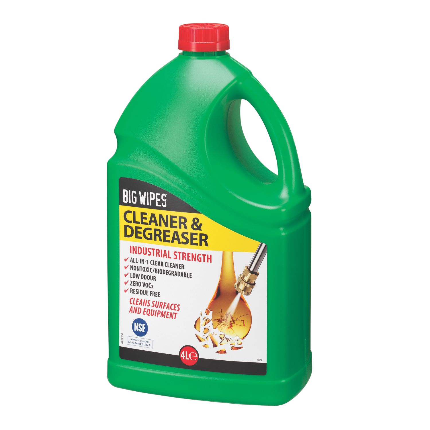 Big Wipes Cleaner & Degreaser 4Ltr (872EG)