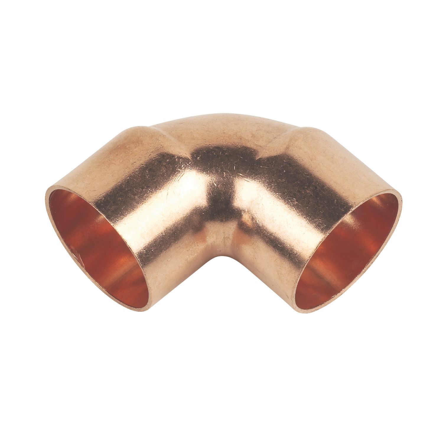 Flomasta Copper End Feed Equal 90° Elbows 28mm 10 Pack (87390)