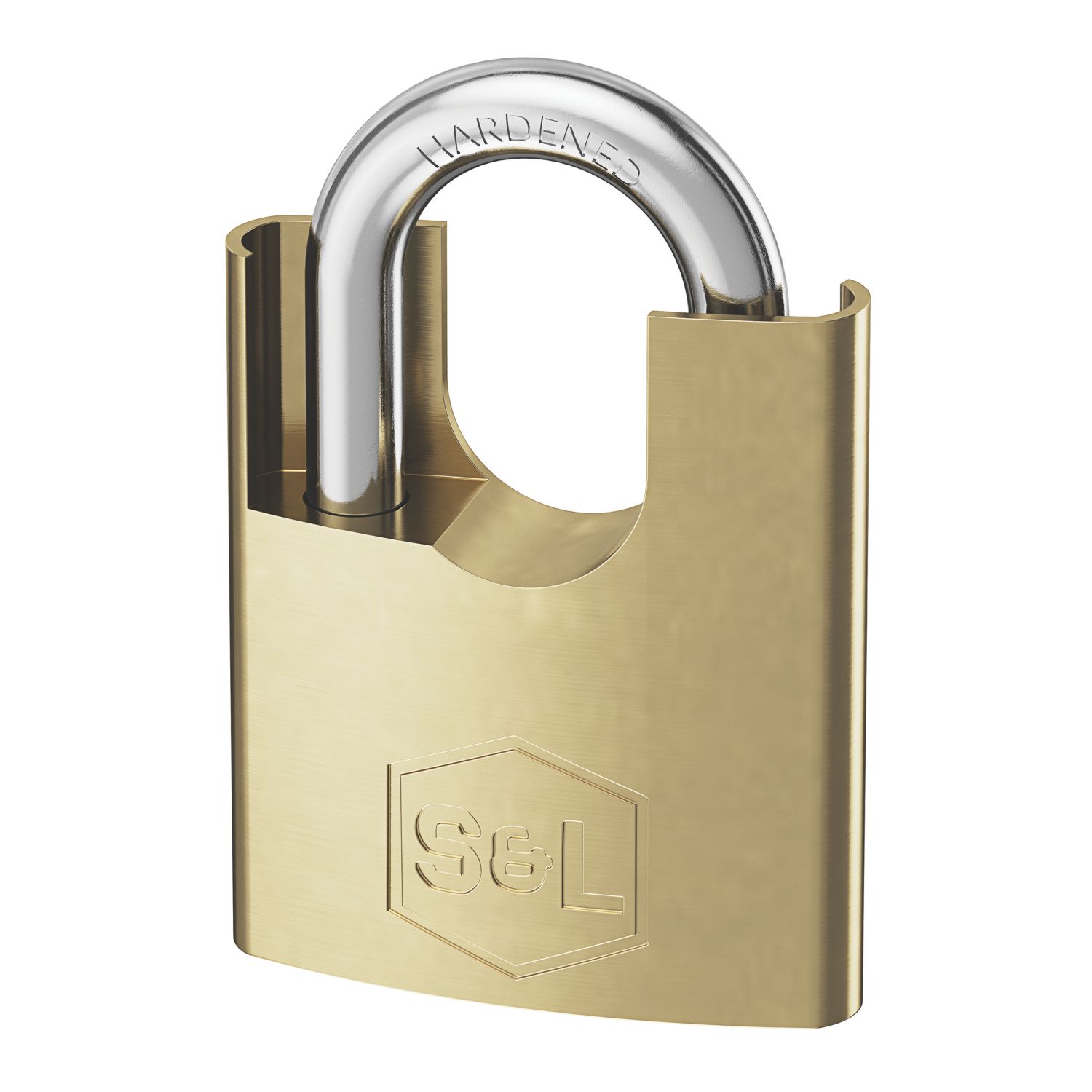 Smith & Locke Brass Closed Shackle Padlock 50mm (874FA)