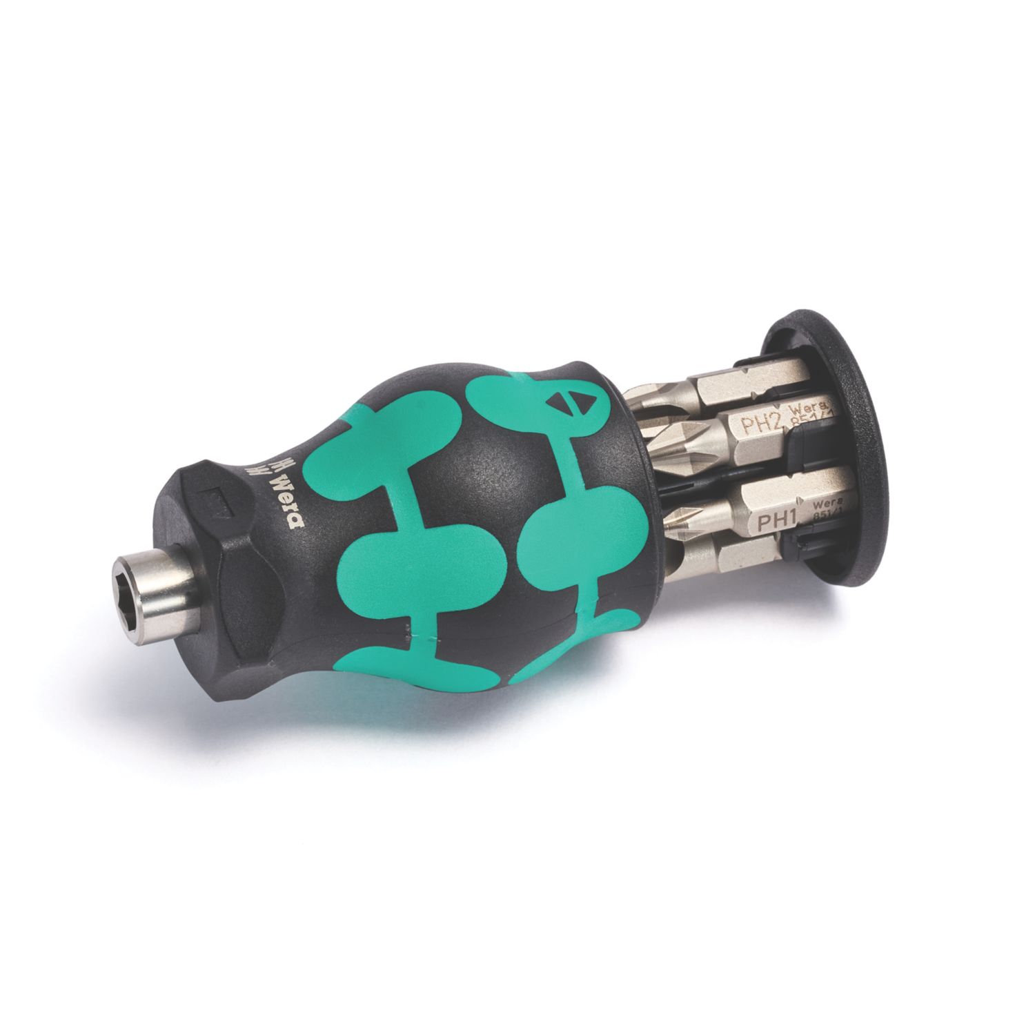 Wera Kraftform Kompakt Stubby Magazine 5 Interchangeable Screwdriver Set 6 Pcs (874XX)