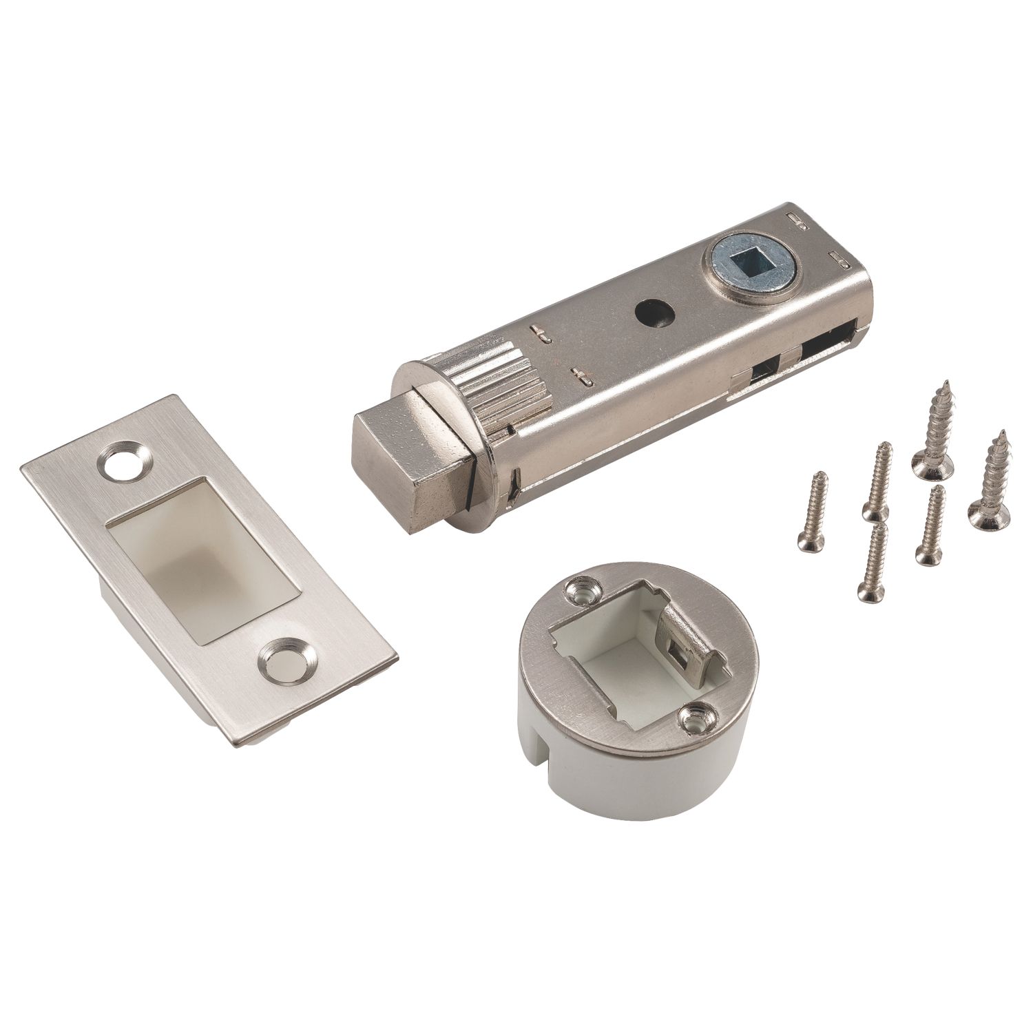 Smith & Locke Polished Nickel Plate Easy-Fit Tubular Dead Bolt 73mm Case - 57mm Backset (875HP)