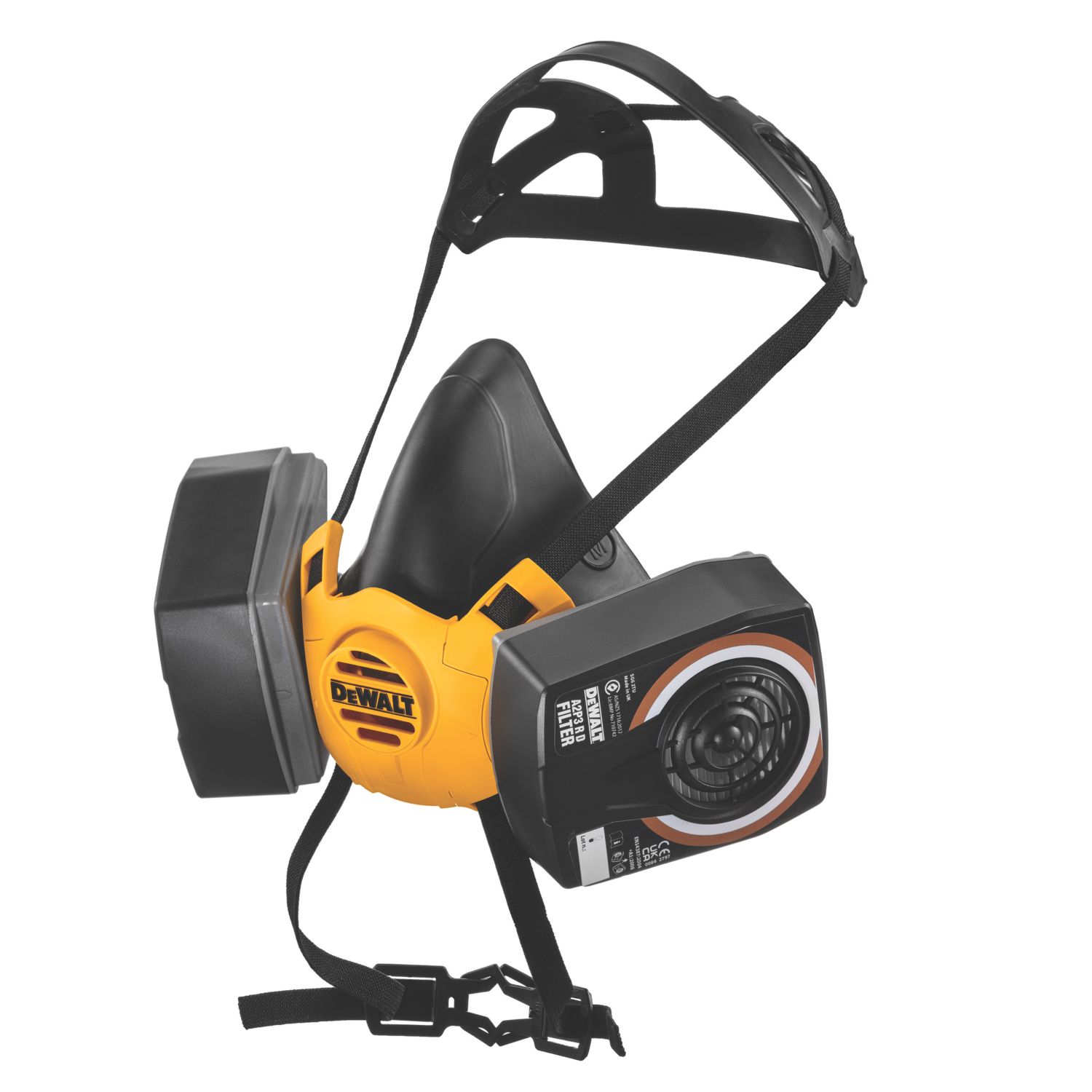 DEWALT Large Half Mask Respirator with Filters A2-P3 (875JE)