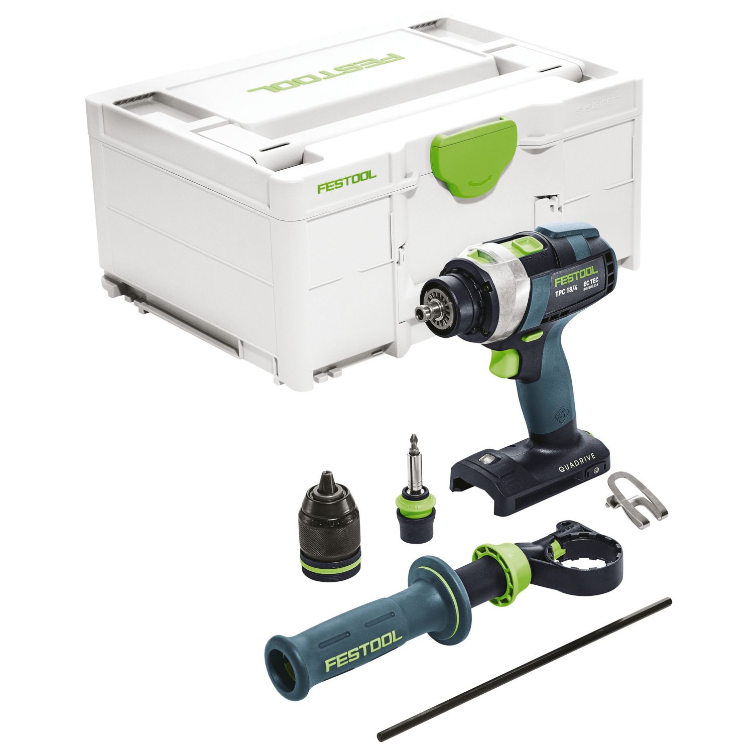 Festool TPC 18/4 I-Basic 18V Li-Ion Brushless Cordless Combi Drill - Bare (876PF)