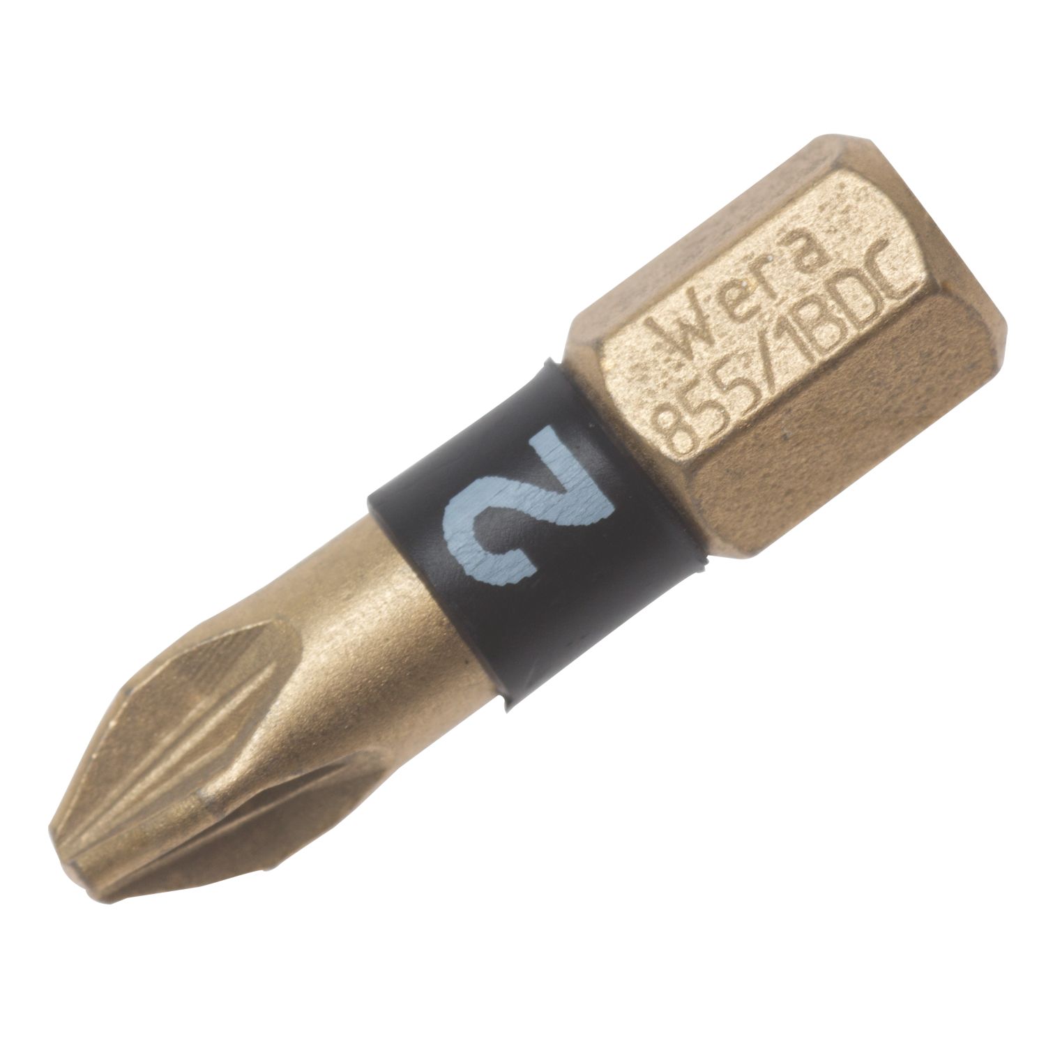 Wera BiTorsion 1/4" 25mm Hex Shank PZ2 Diamond-Coated Bits 5 Pack (878HP)