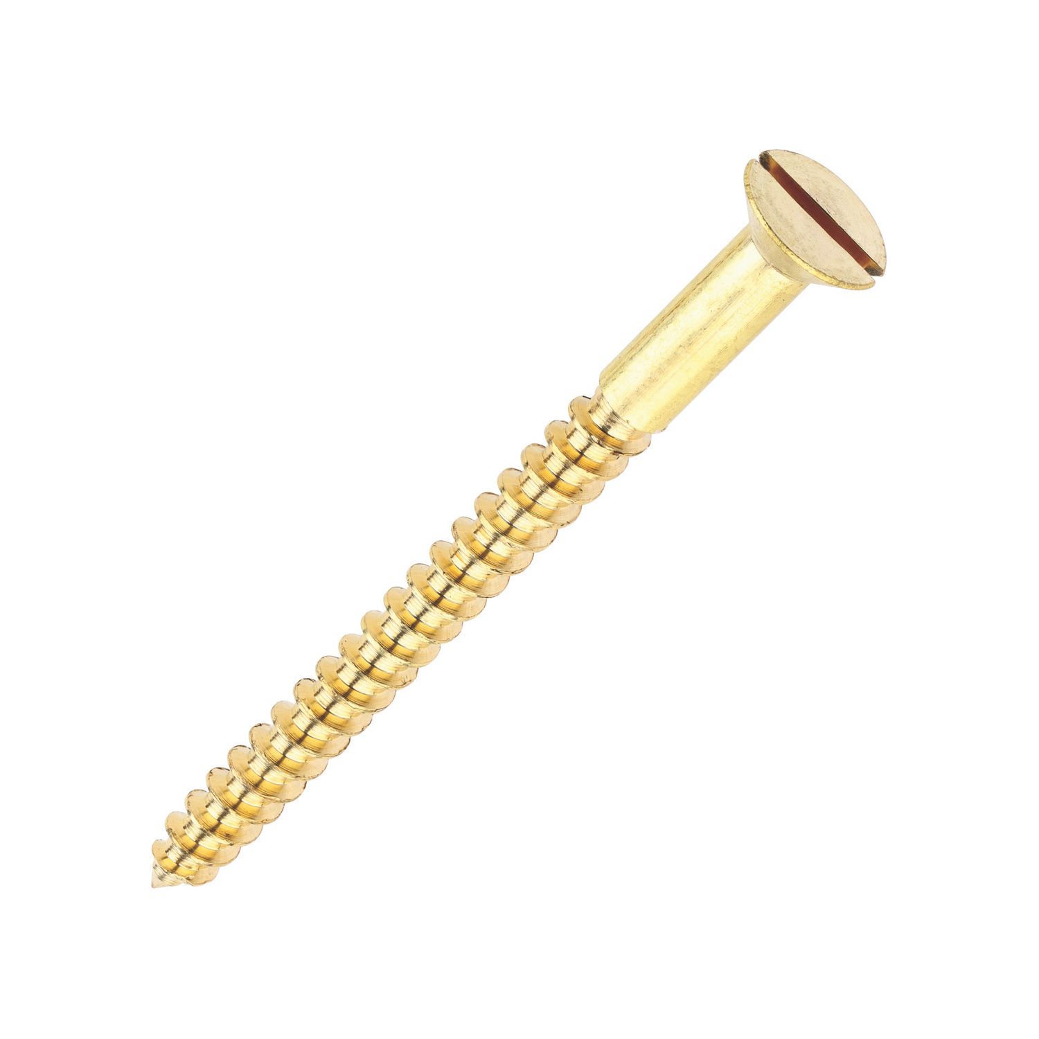 Timco Slotted Countersunk Self Tapping Wood Screws 10ga x 2 1/2" 100 Pack (879KF)