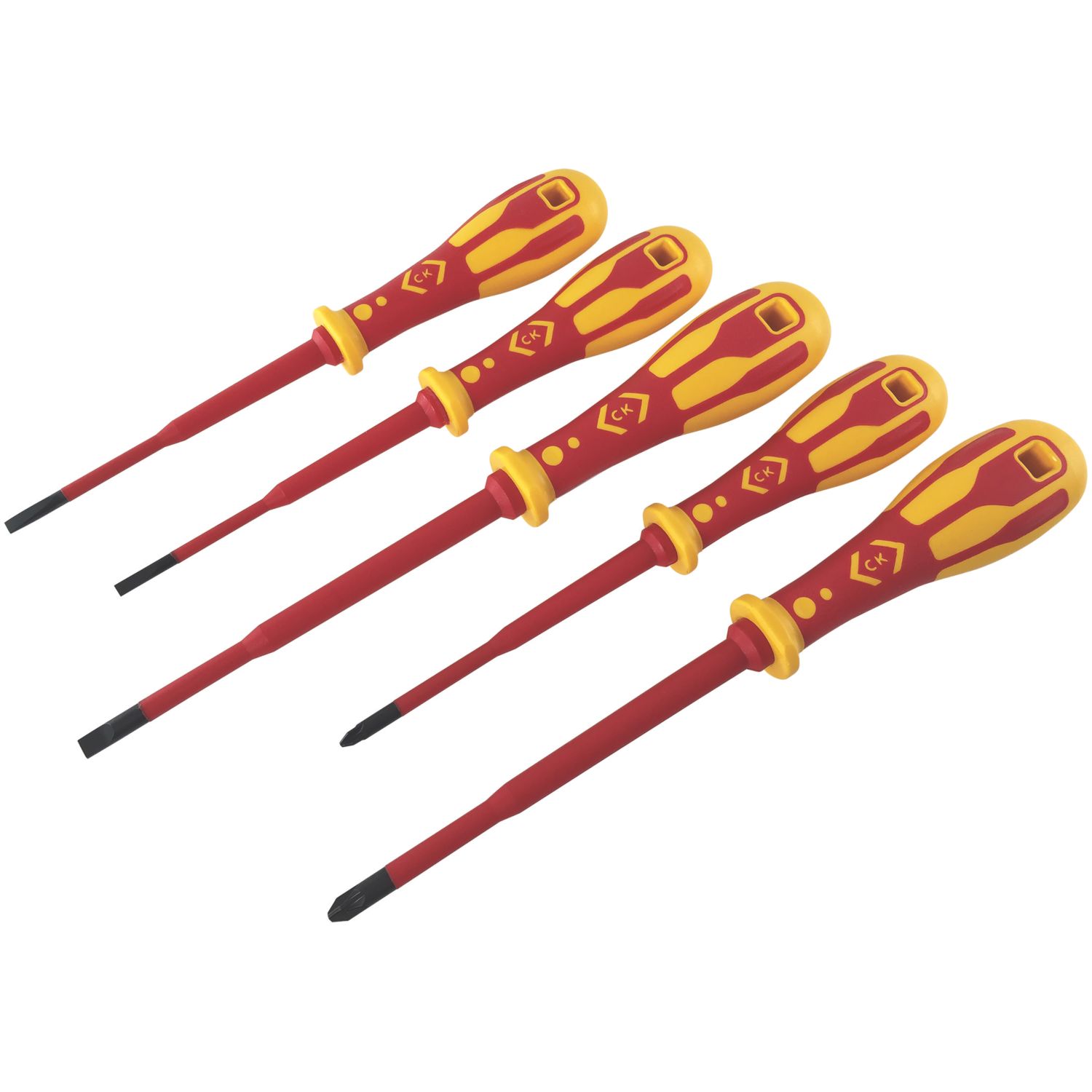 C.K Dextro Mixed VDE Slim Screwdriver Set 5 Pieces (882JF)