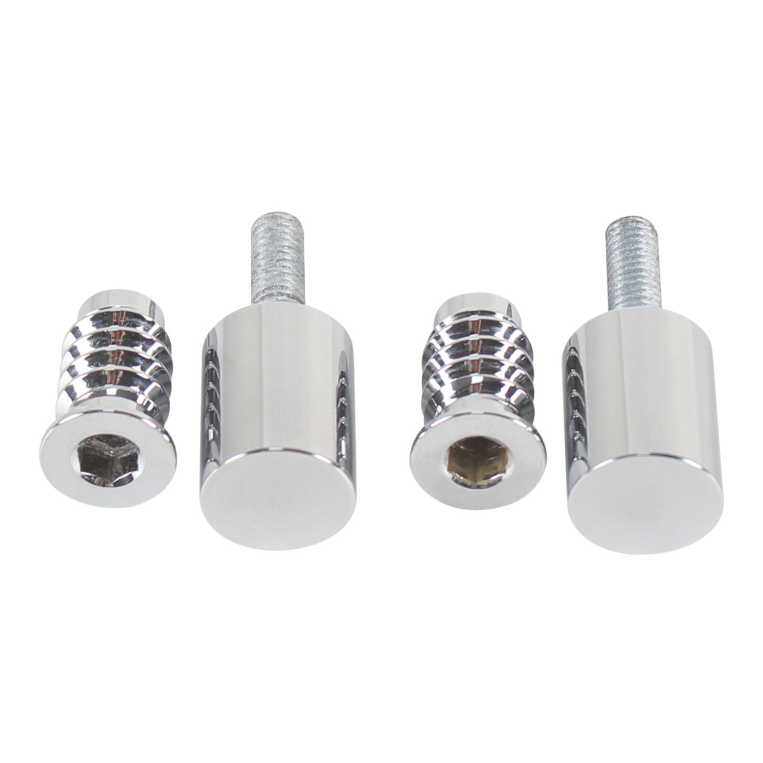 Smith & Locke 39mm Sash Stops Polished Chrome 2 Pack (882YX)