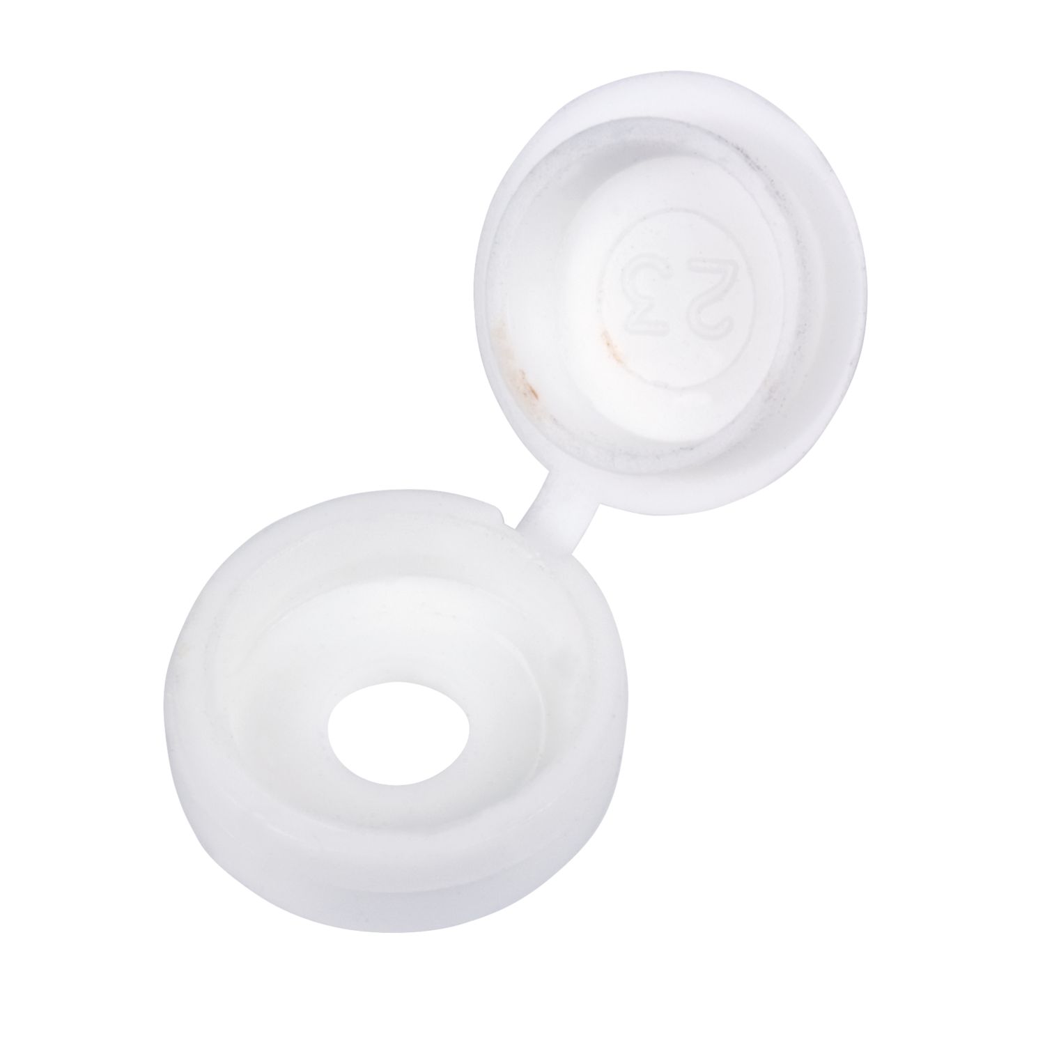 Essentials 6-8ga 100 Pack White Polypropylene Screw Caps (88327)