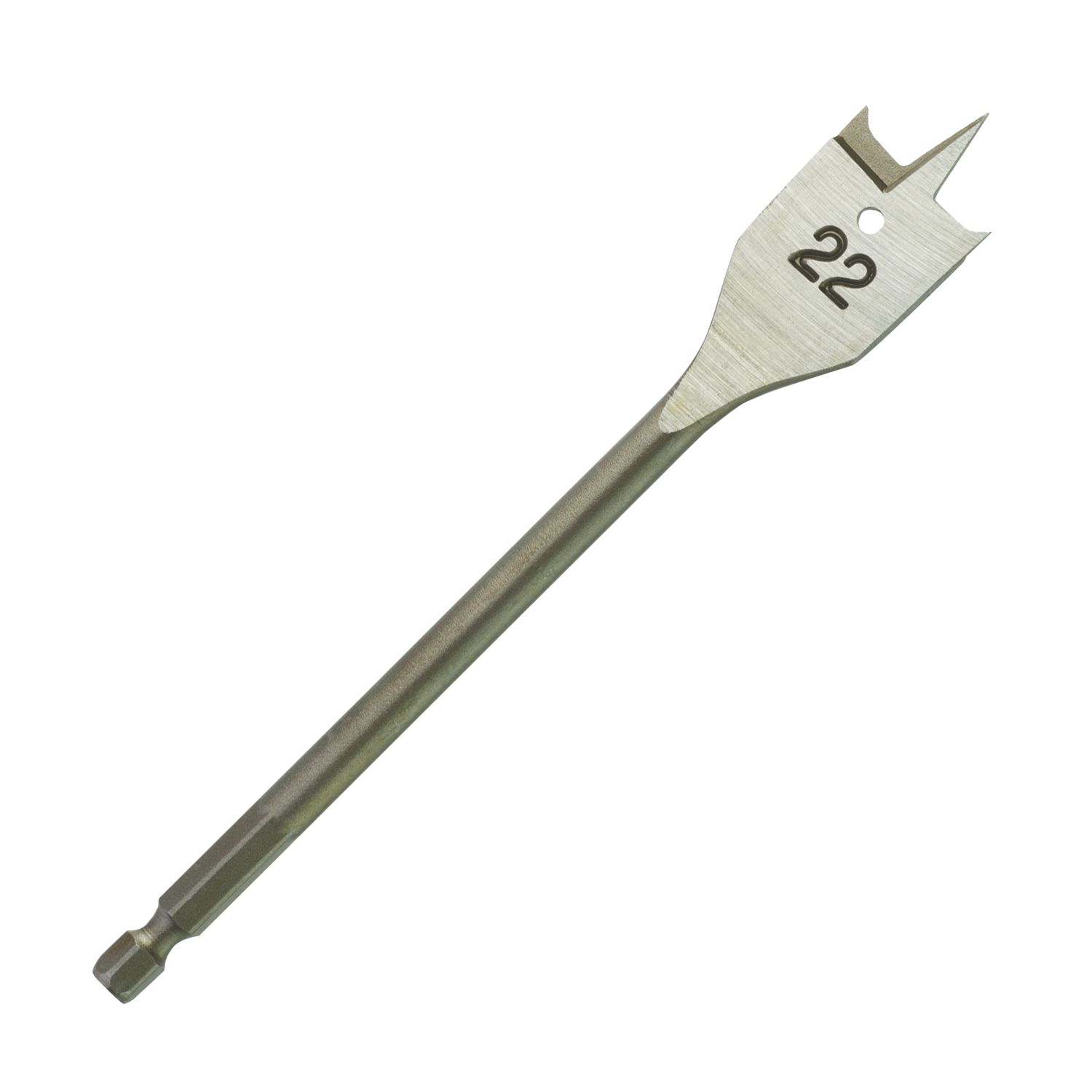 Milwaukee Hex Shank Flat Wood Drill Bit 22mm x 152mm (883HH)