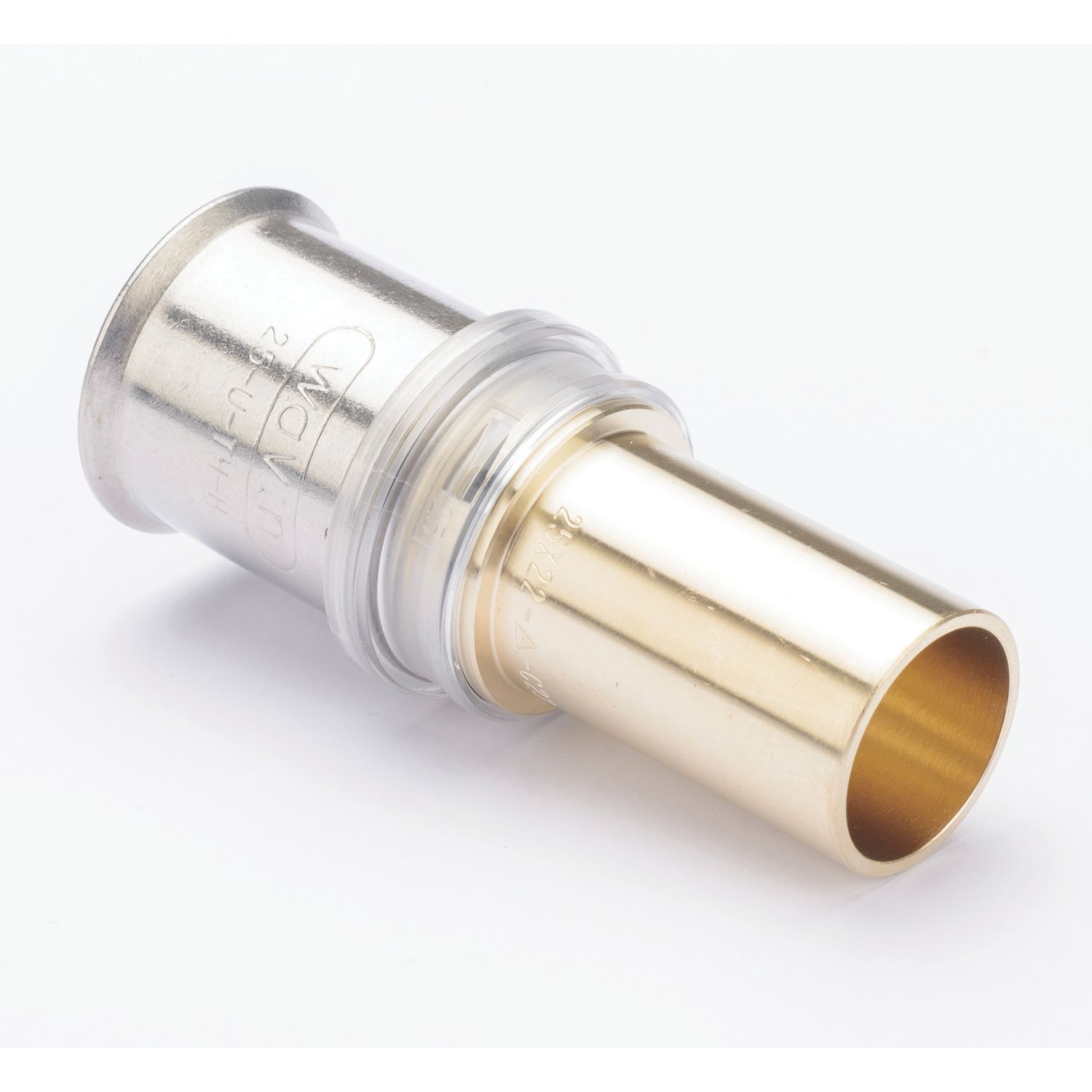 Wavin Tigris Multi-Layer Composite Press-Fit Adapting Coupler to Copper 25mm x 22mm 5 Pack (883RM)