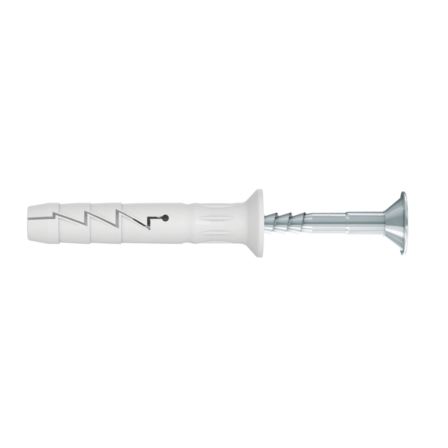 Rawlplug Nylon Hammer-In Fixings 6ga x 40mm 100 Pack (8845F)