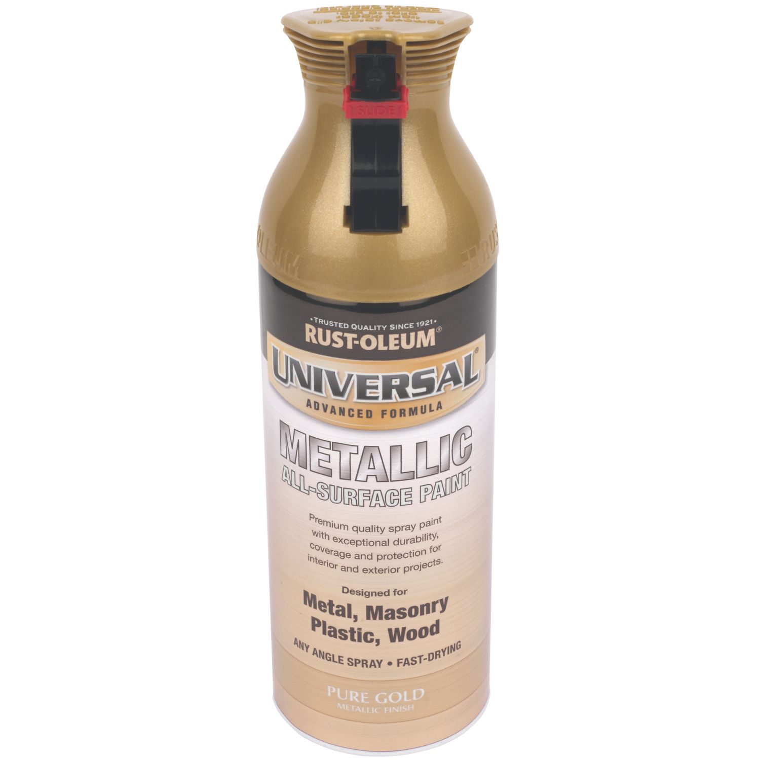 Rust-oleum Universal 400ml Gold Metallic Self Priming Multi Surface Spray Paint (88472)