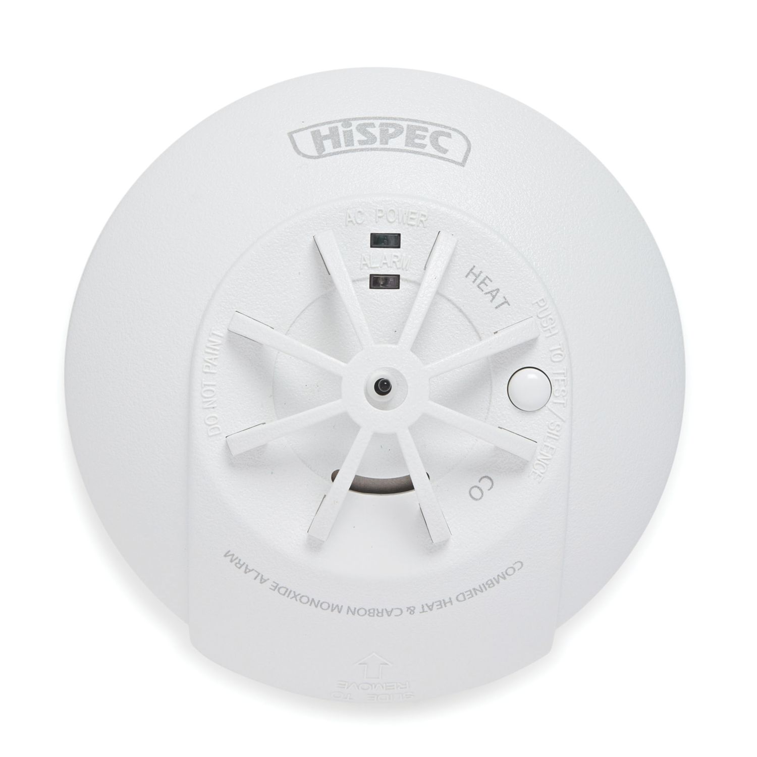 Hispec HSSA/HCO/RF10-PRO Mains Interlinked Fast Fix Interlinked Multi Sensor Heat & Carbon Monoxide Alarm With Radio Frequency (885AM)