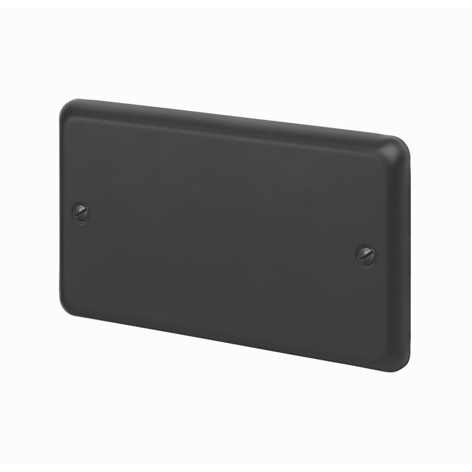 MK Contoura 2-Gang Blanking Plate Black (885RG)