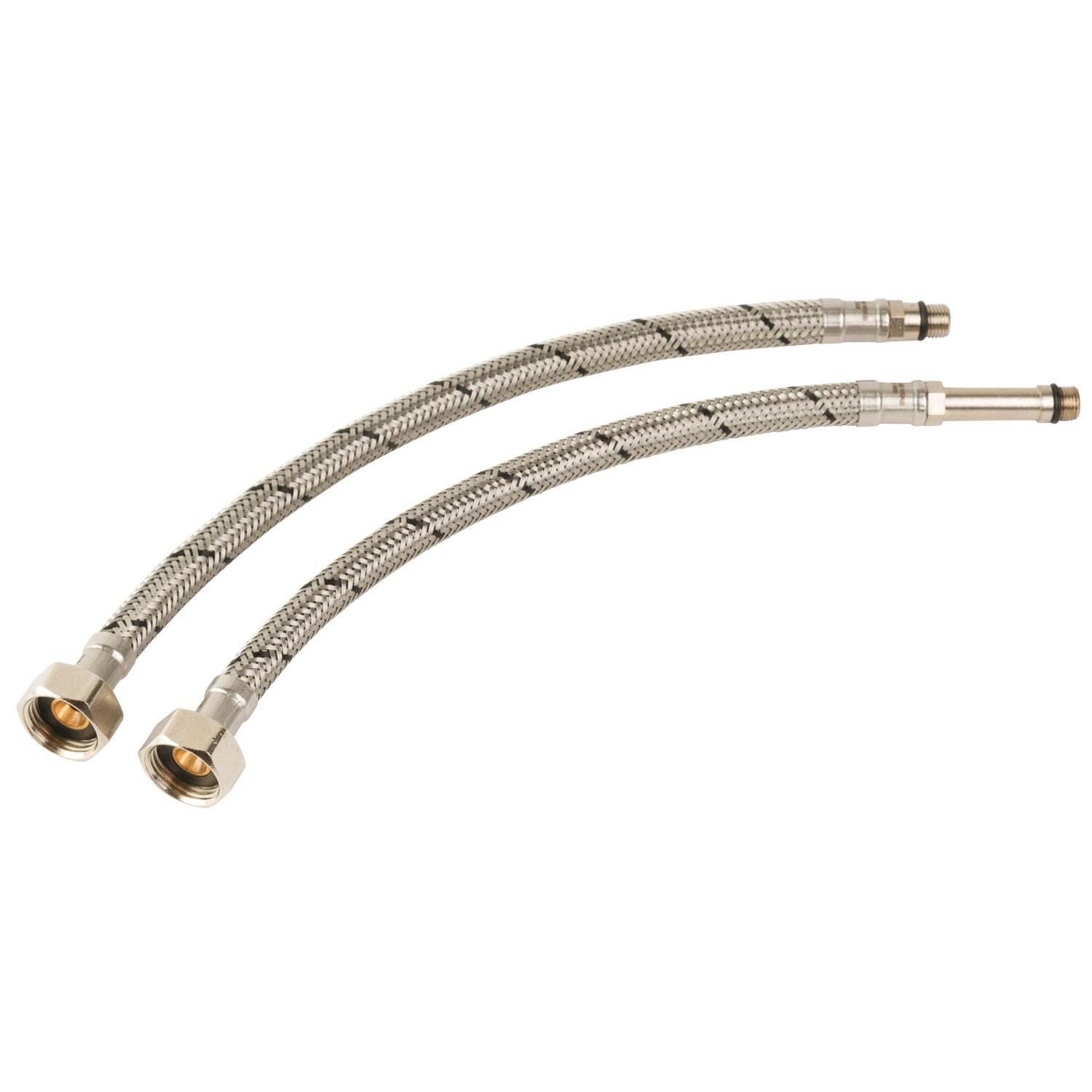 Midbrass Flexi Tap Connector 10mm x 1/2" x 300mm 2 Pack (887HK)