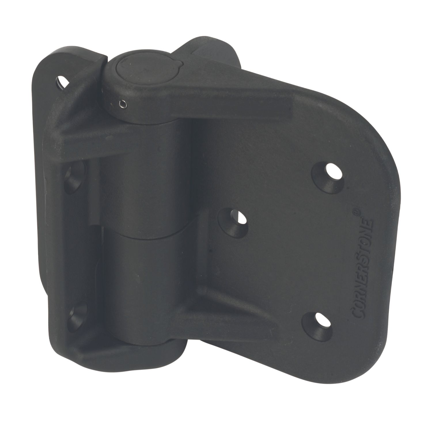 GateMate Black Straight Offset Self Closing Hinges 108mm x 4" x 110mm 2 Pack (887YV)